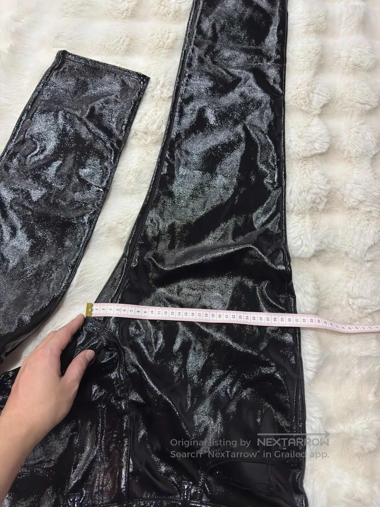 Saint Laurent Paris Saint Laurent Paris Lacquered Denim Pants| Size US 32 / EU 48 - 7 Thumbnail