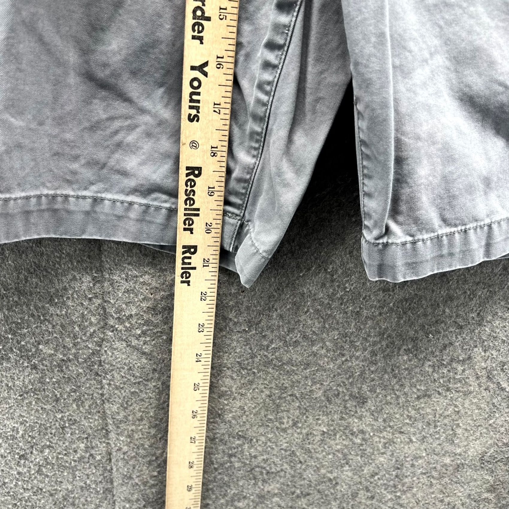 Bonobos Bonobos Shorts Mens 40 Gray Chino Flat Front Golf 9 Inch Canvas Read Size US 40 / EU 56 - 4 Thumbnail