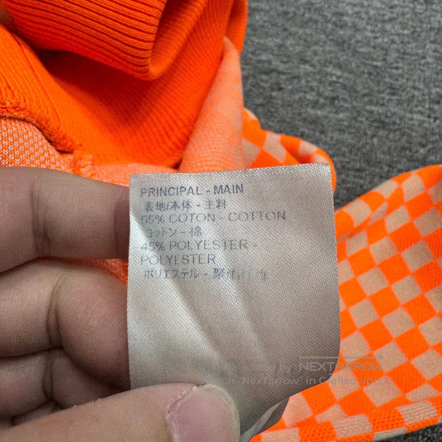 Louis Vuitton Louis Vuitton Orange checkered hoodie| Size US M / EU 48-50 / 2 - 5 Thumbnail