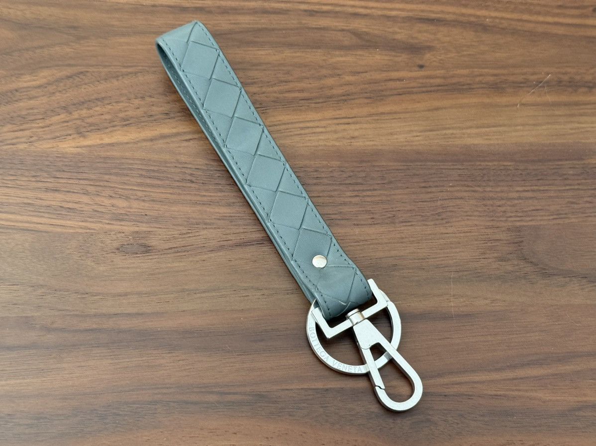 Bottega Veneta Intrecciato Leather Keychain Size ONE SIZE - 2 Thumbnail