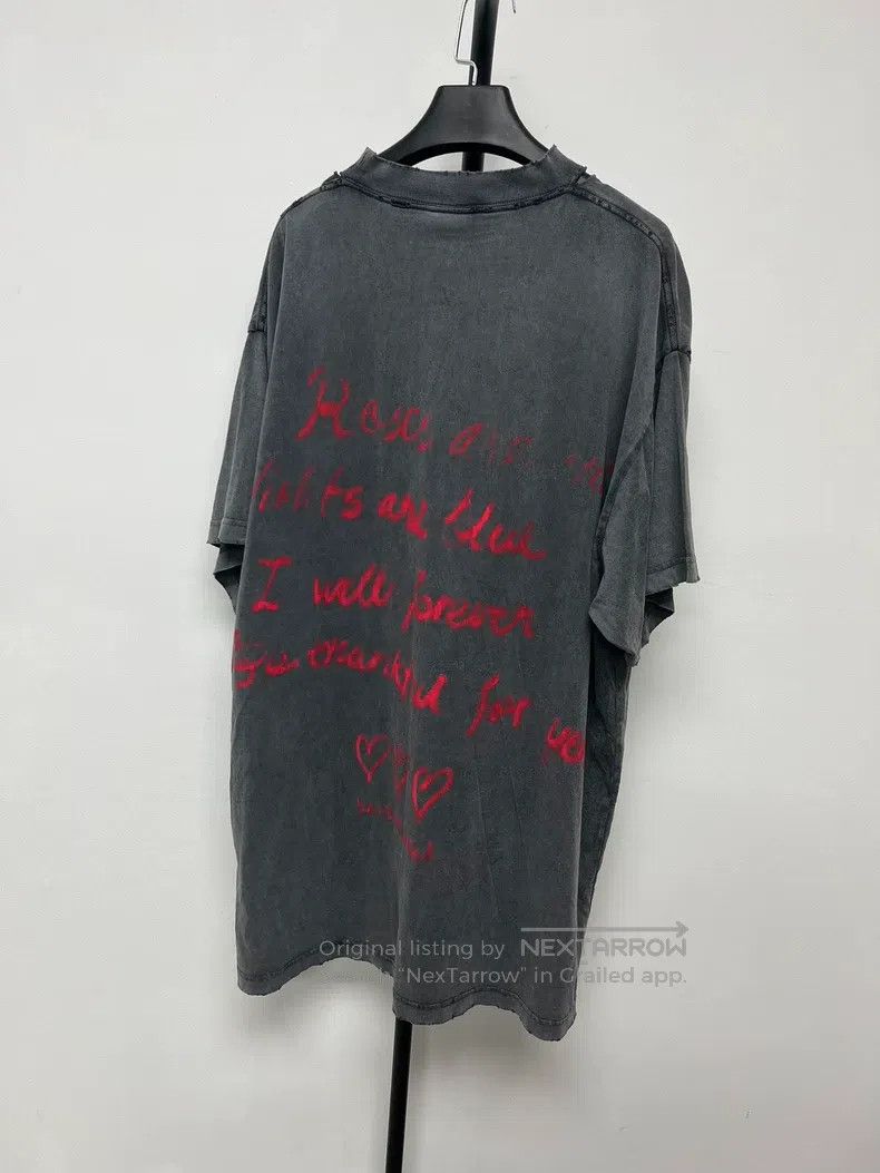 Balenciaga Balenciaga Valentine's Day series round neck short sleeve Size US M / EU 48-50 / 2 - 2 Thumbnail