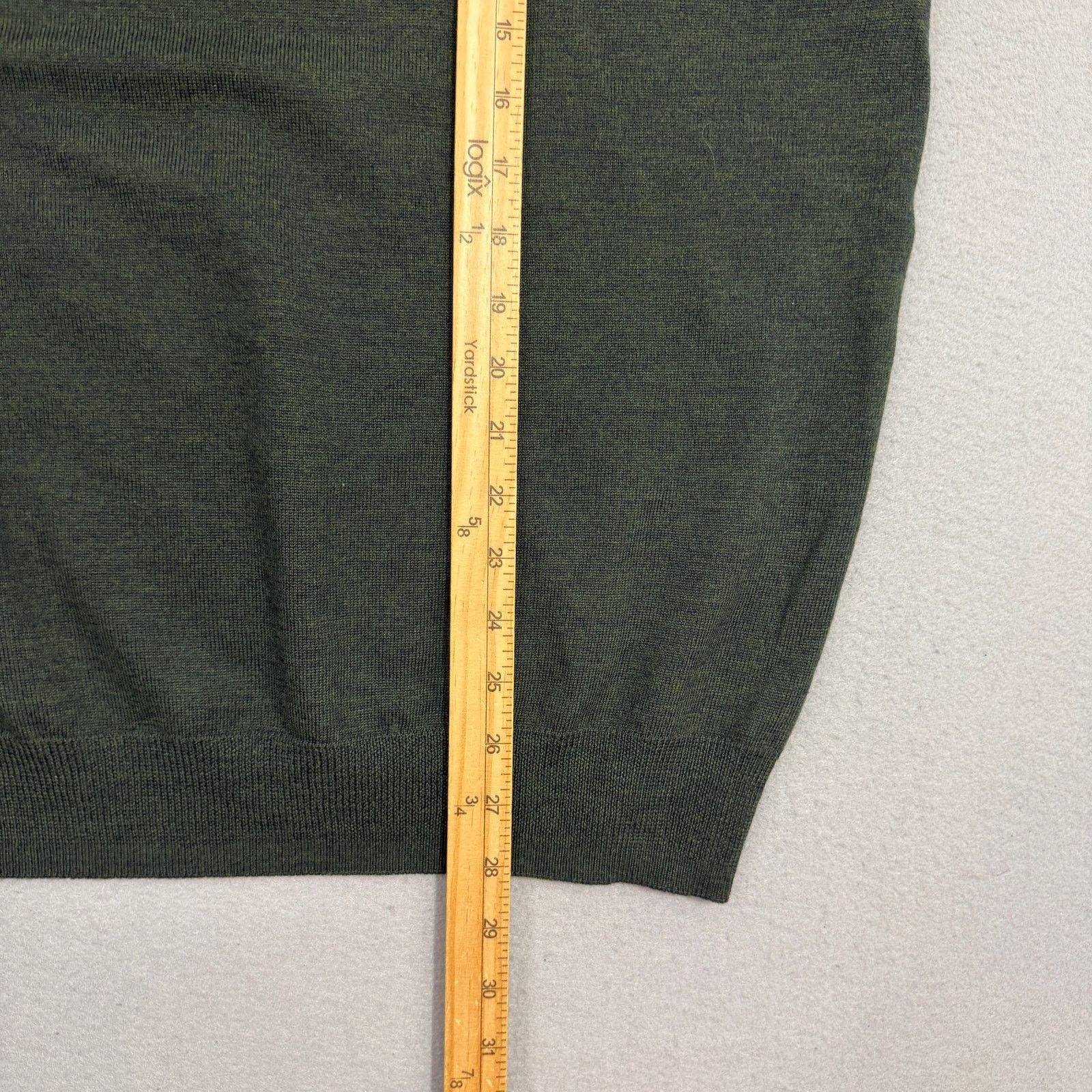 Jos. A. Bank Jos A Bank 100% Merino Wool 1/4 Zip Sweater Extra Large Size US XL / EU 56 / 4 - 9 Thumbnail