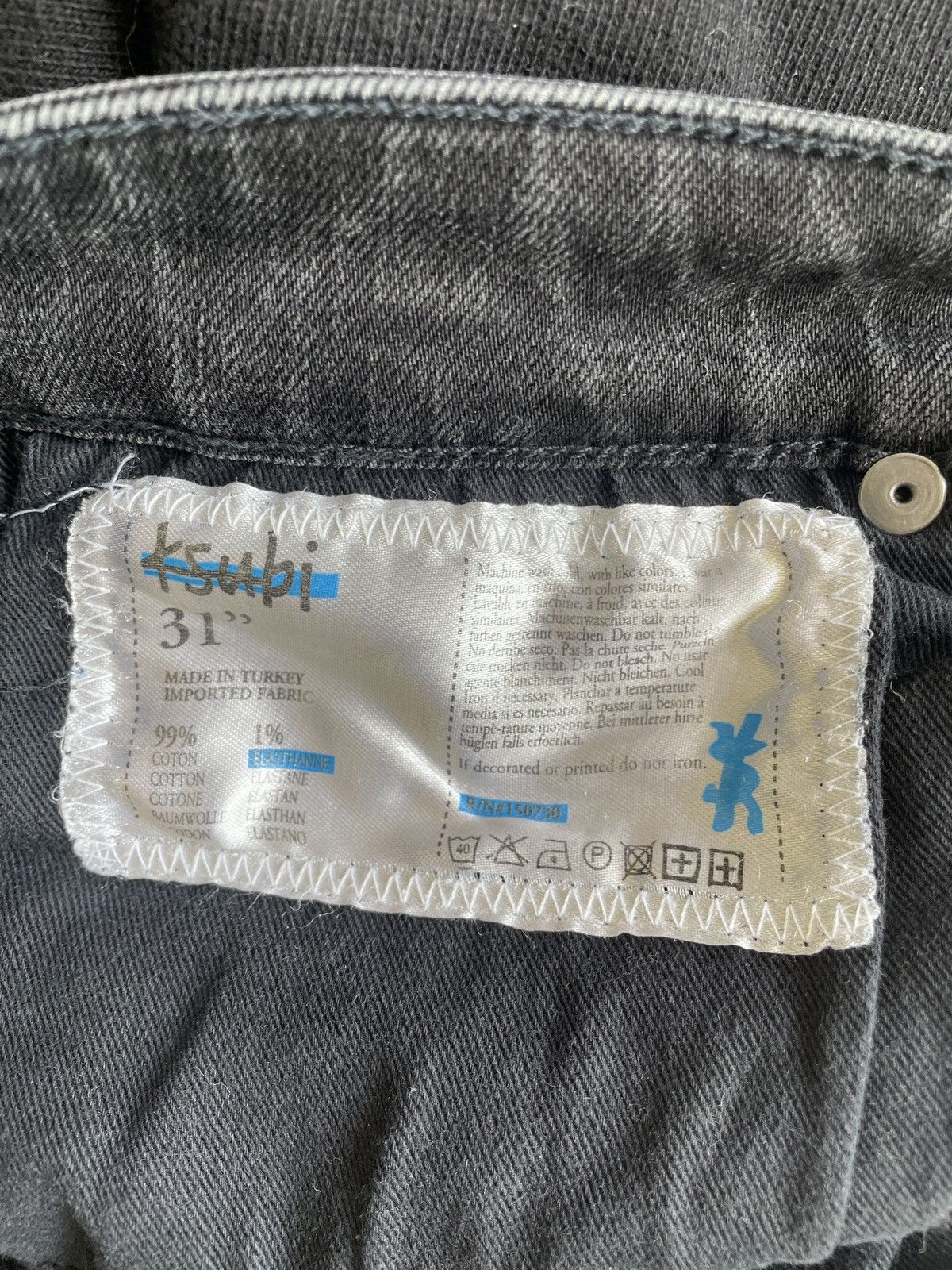 Ksubi Ksubi Distressed Black Denim Size US 31 - 6 Thumbnail