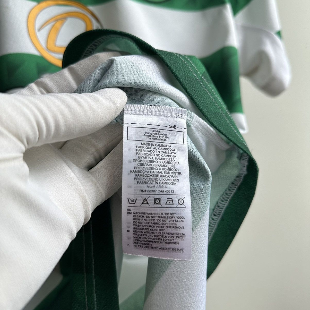 Adidas Adidas Celtic FC 2022/23 Away Soccer Jersey Football Shirt Size US S / EU 44-46 / 1 - 11 Thumbnail