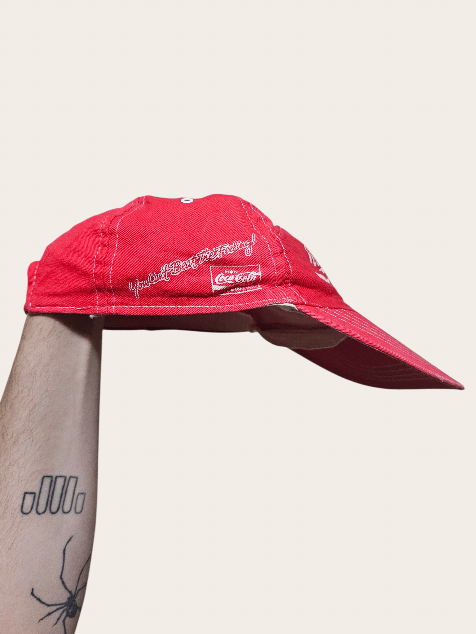Coca Cola Vintage CocaCola 80's Logo Hat Size ONE SIZE - 3 Thumbnail