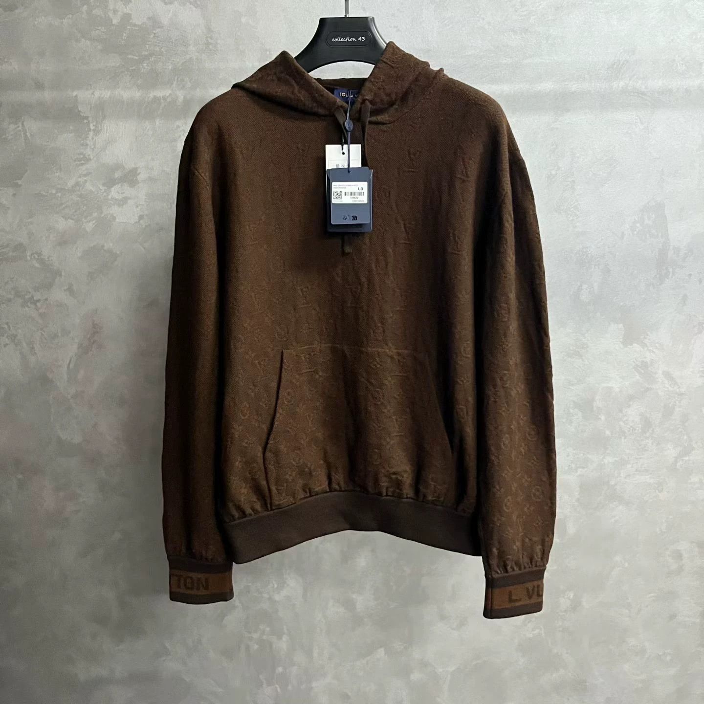Louis Vuitton Louis Vuitton Brown Drawstring Hooded Sweatshirt Size US L / EU 52-54 / 3 - 1 Thumbnail
