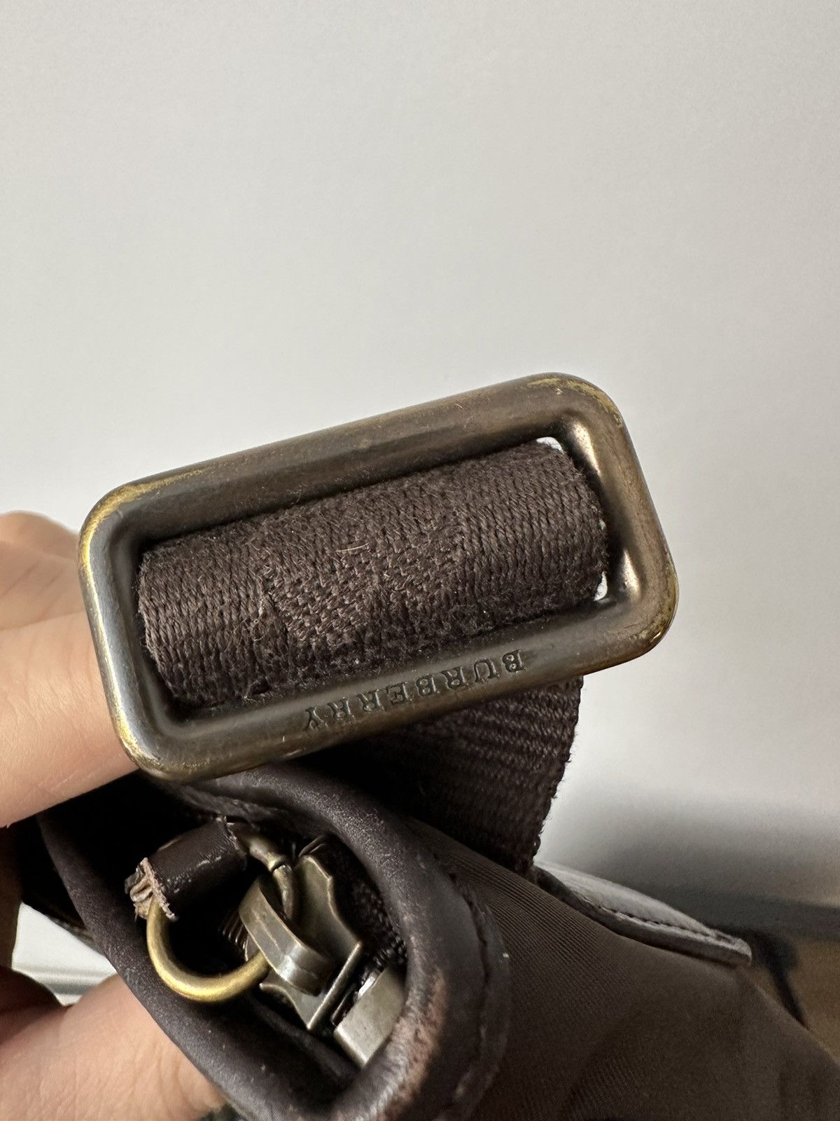 Burberry Burberry nylon brown crossbody bag Size ONE SIZE - 6 Thumbnail