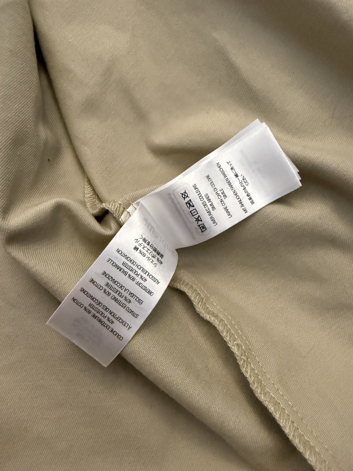 Supreme Supreme Our Lady God Bless Work Shirt (Beige) Size US M / EU 48-50 / 2 - 7 Thumbnail