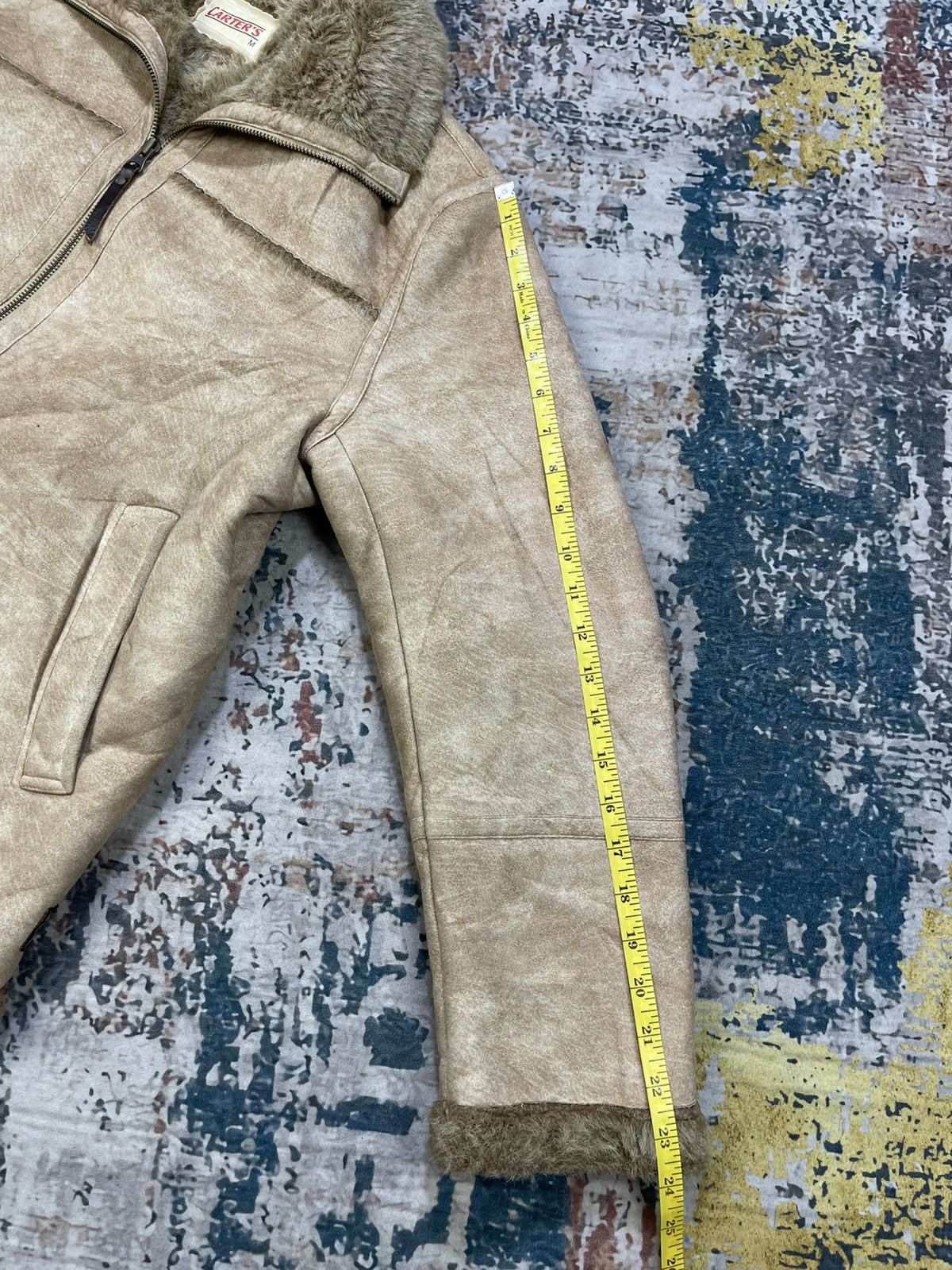 Carter's Vtg Carter’s Acrylic Shearling Bomber Jacket Size US M / EU 48-50 / 2 - 11 Thumbnail