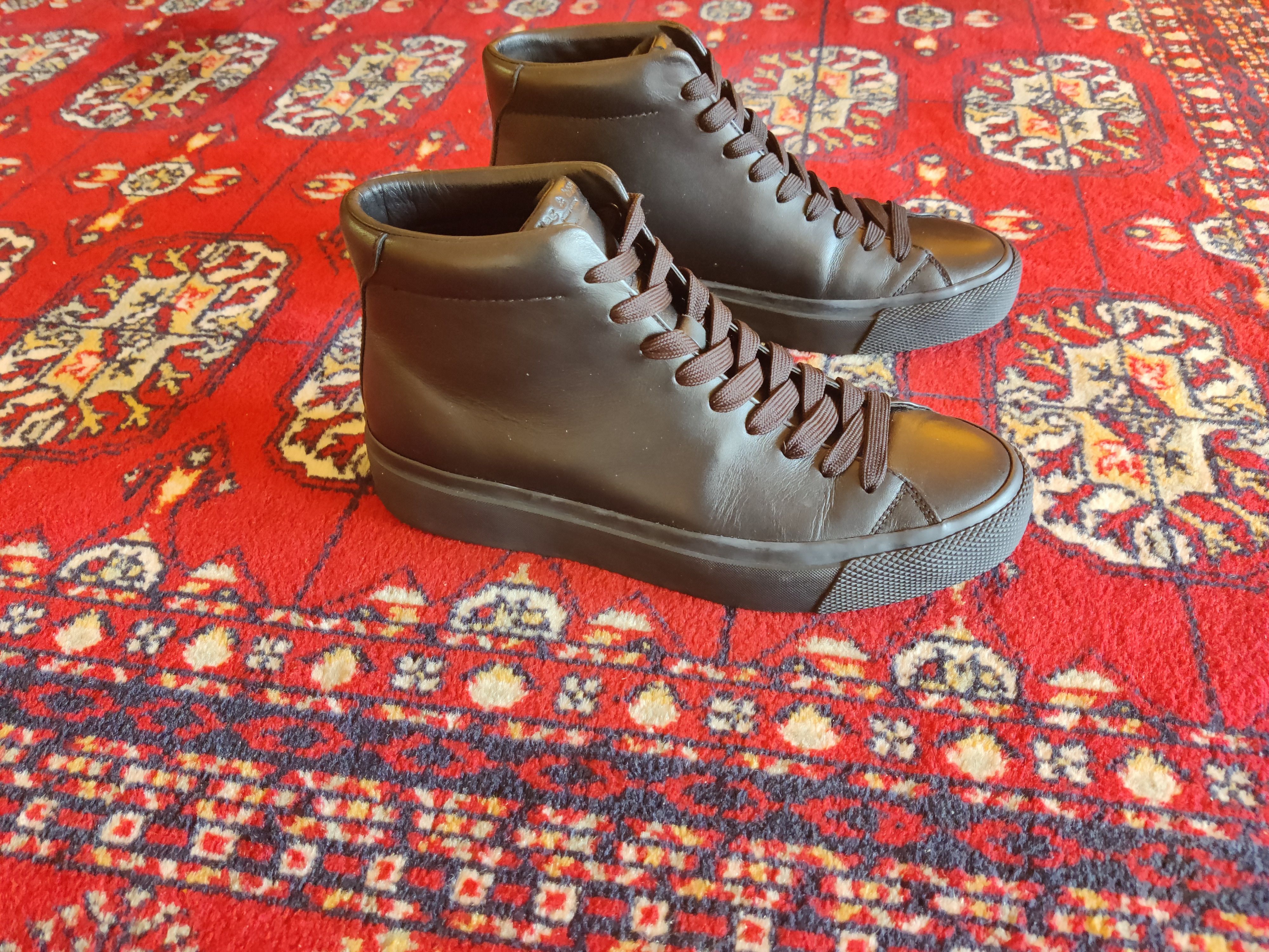 image of Rag Bone Rb1 High Sneakers - $350 in Black, Men's (Size 9)