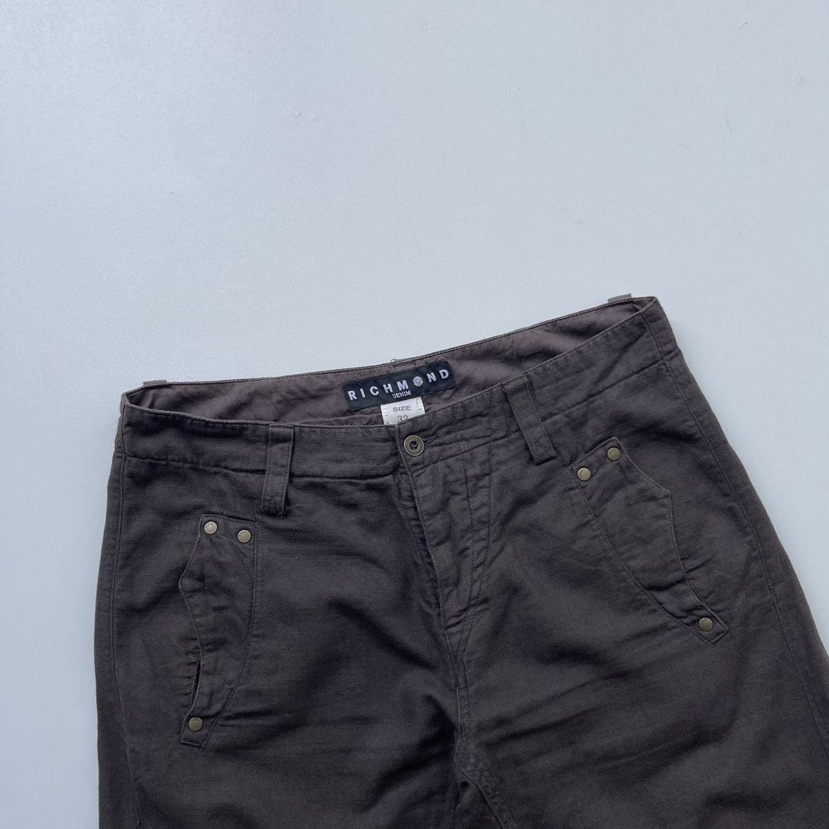 Richmond Denim Richmond Denim Cotton/Linen Baggy Vintage Pants Brown Size US 32 / EU 48 - 2 Thumbnail
