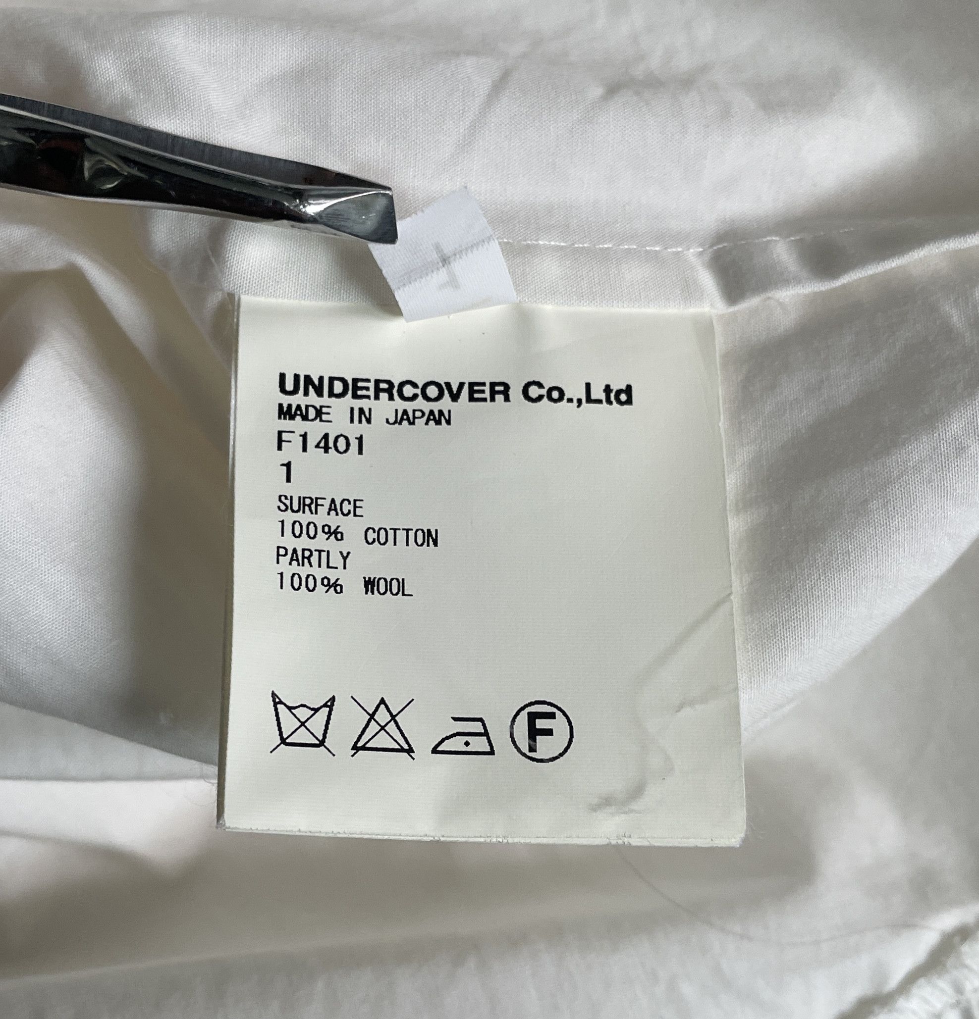 Undercover UNDERCOVER White Long Sleeve Shirt Dress Size US M / EU 48-50 / 2 - 5 Thumbnail