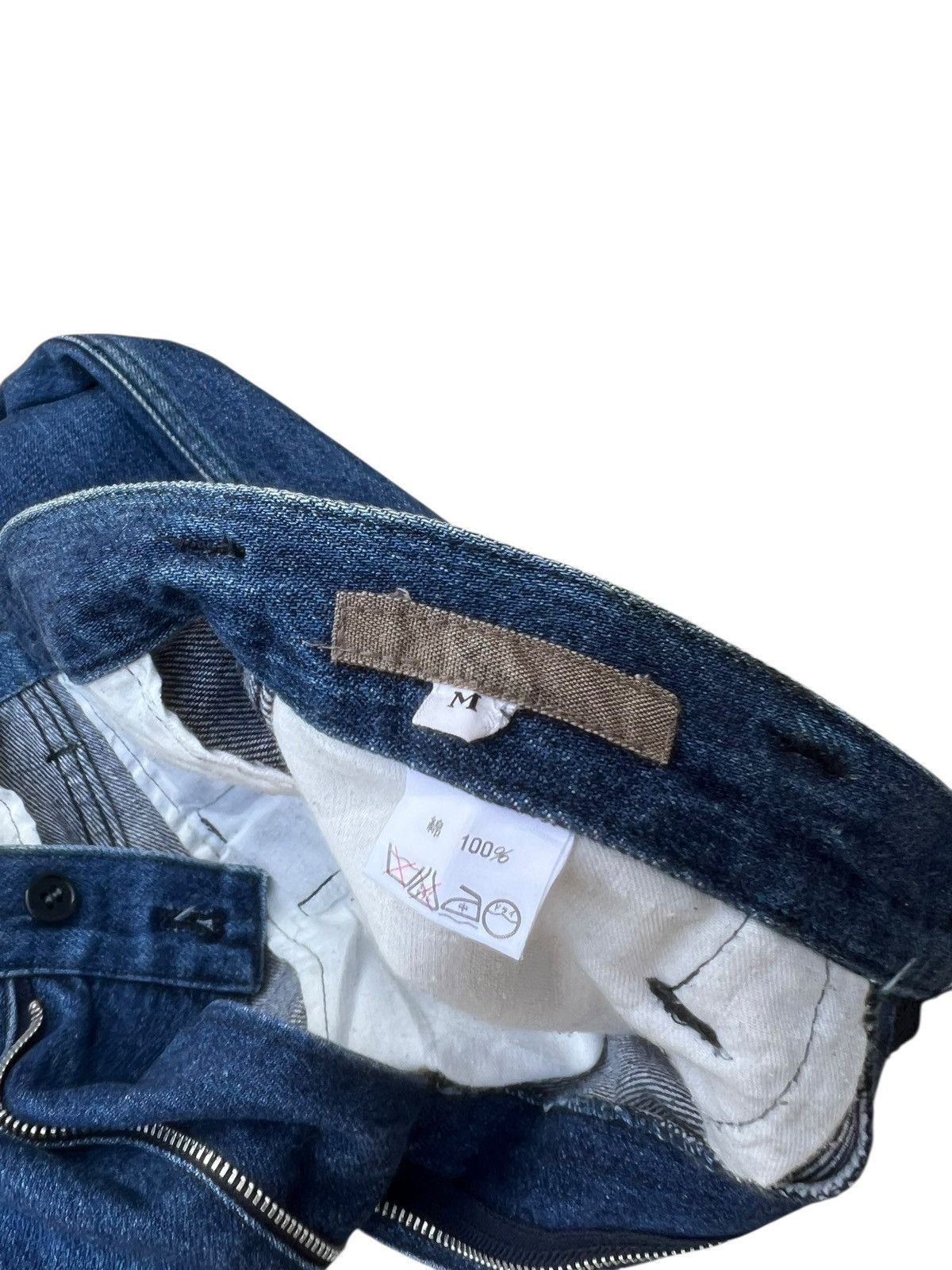 Yohji Yamamoto RARE! 80s Yohji Yamamoto Y’s For Men Fade Denim Baggy Jeans Size US 28 / EU 44 - 20 Thumbnail