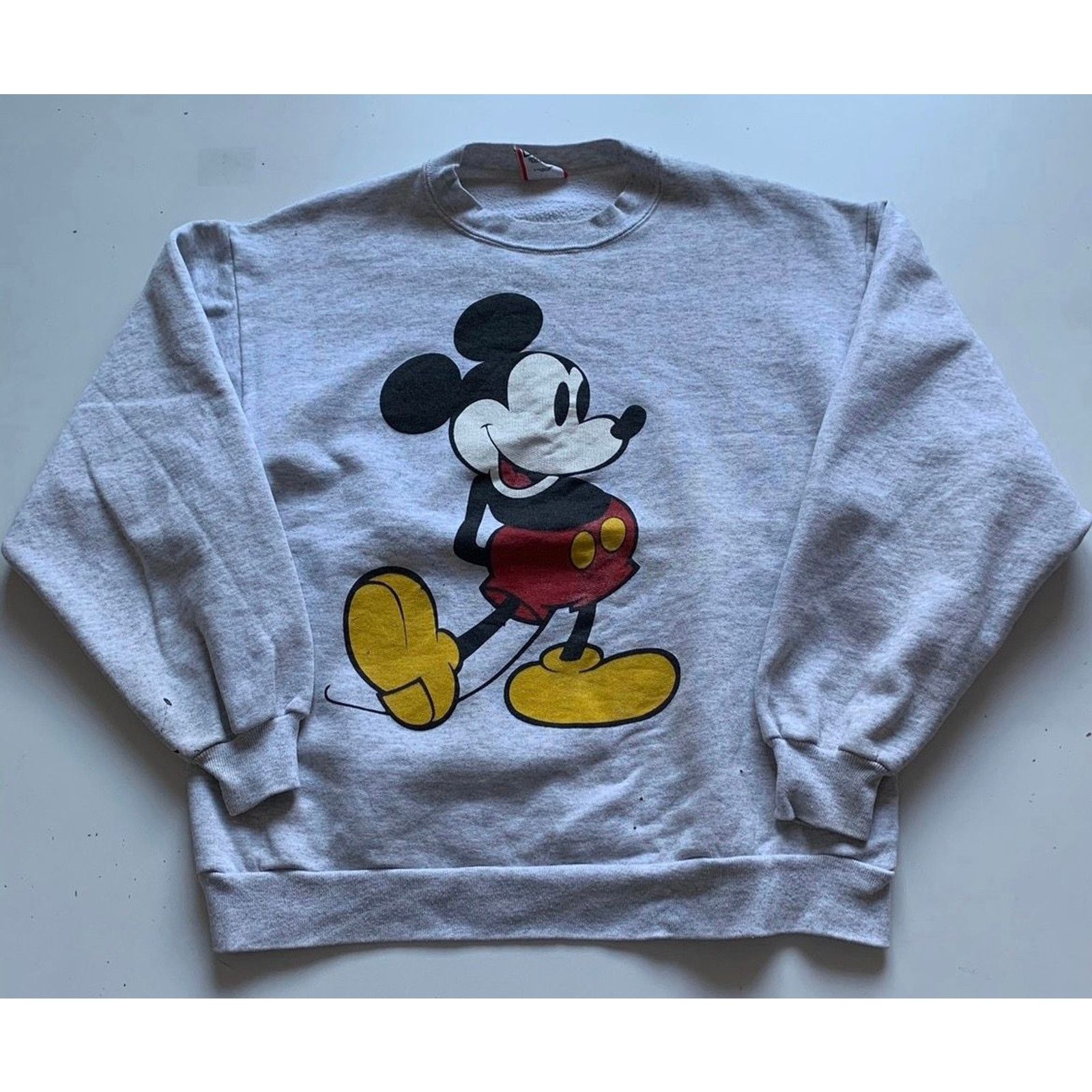 Disney Vintage 90s Mickey Mouse Disney Cartoon Crewneck Large Rare Size US M / EU 48-50 / 2 - 1 Thumbnail