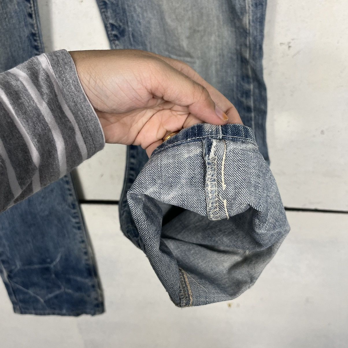 Johnbull Vintage Johnbull Distressed Bush Pants Denim Size US 28 / EU 44 - 11 Thumbnail