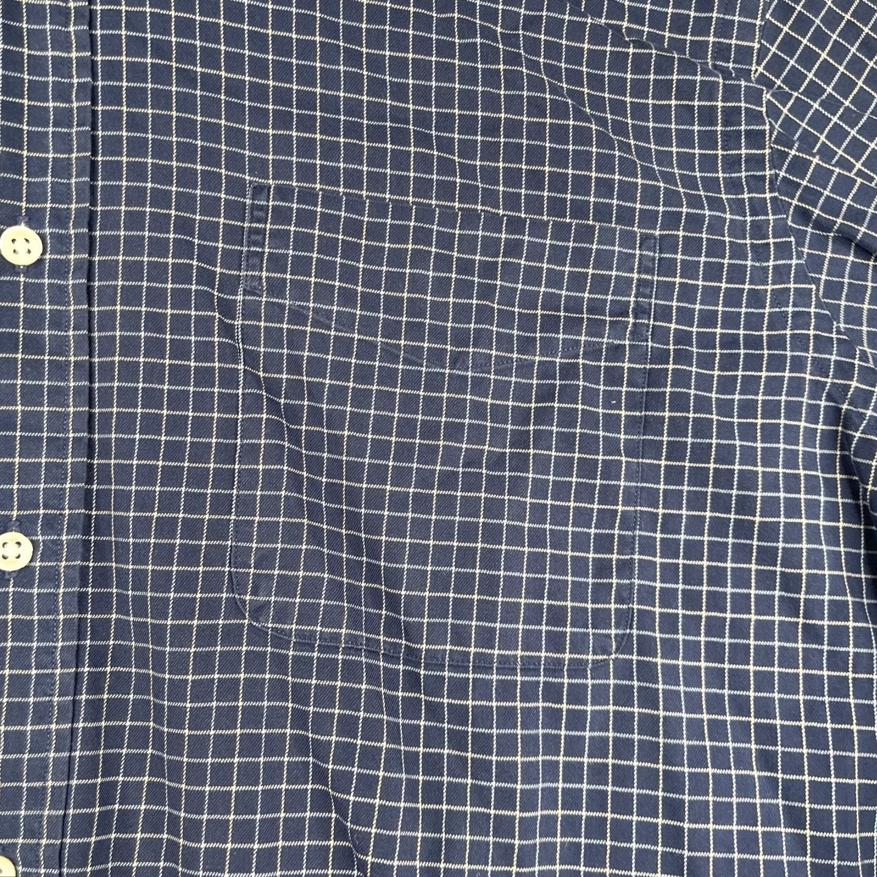 Ralph Lauren Ralph Lauren Classic Shirt XL Navy Blue Button Up Long Sleeve Pony Pocket Mens Size US XL / EU 56 / 4 - 3 Thumbnail