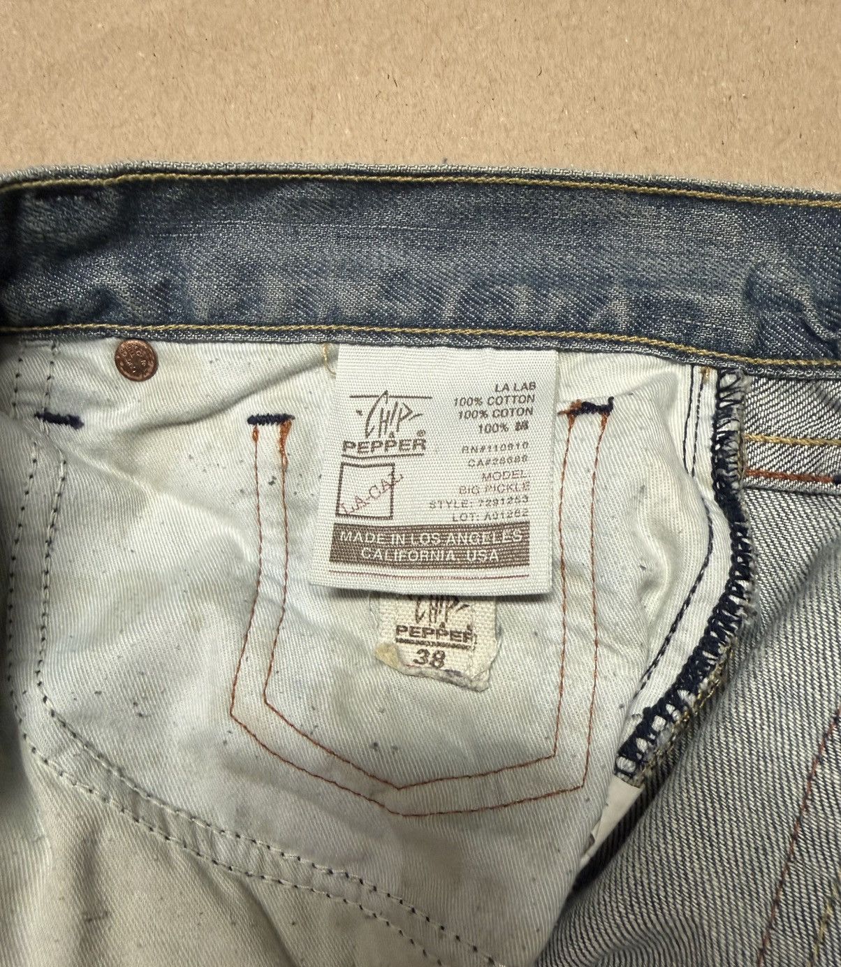 Chip & Pepper Chip and Pepper Denim Jeans Big Pickle Men’s 38 x 34 Vintage Size US 38 / EU 54 - 6 Thumbnail