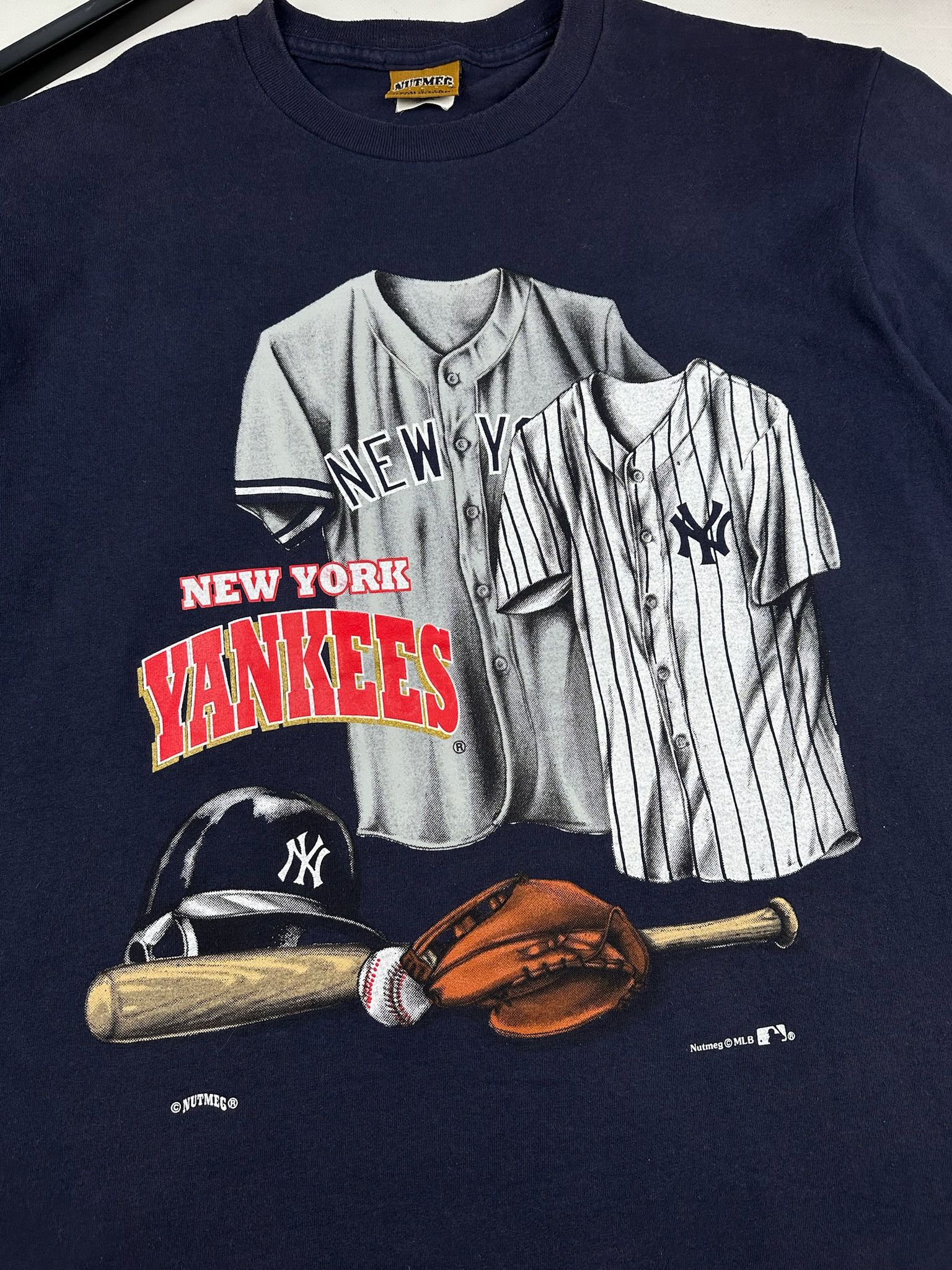 MLB Vintage 90’s MLB New York Yankees Nutmeg Embroidery NY Size US L / EU 52-54 / 3 - 5 Thumbnail