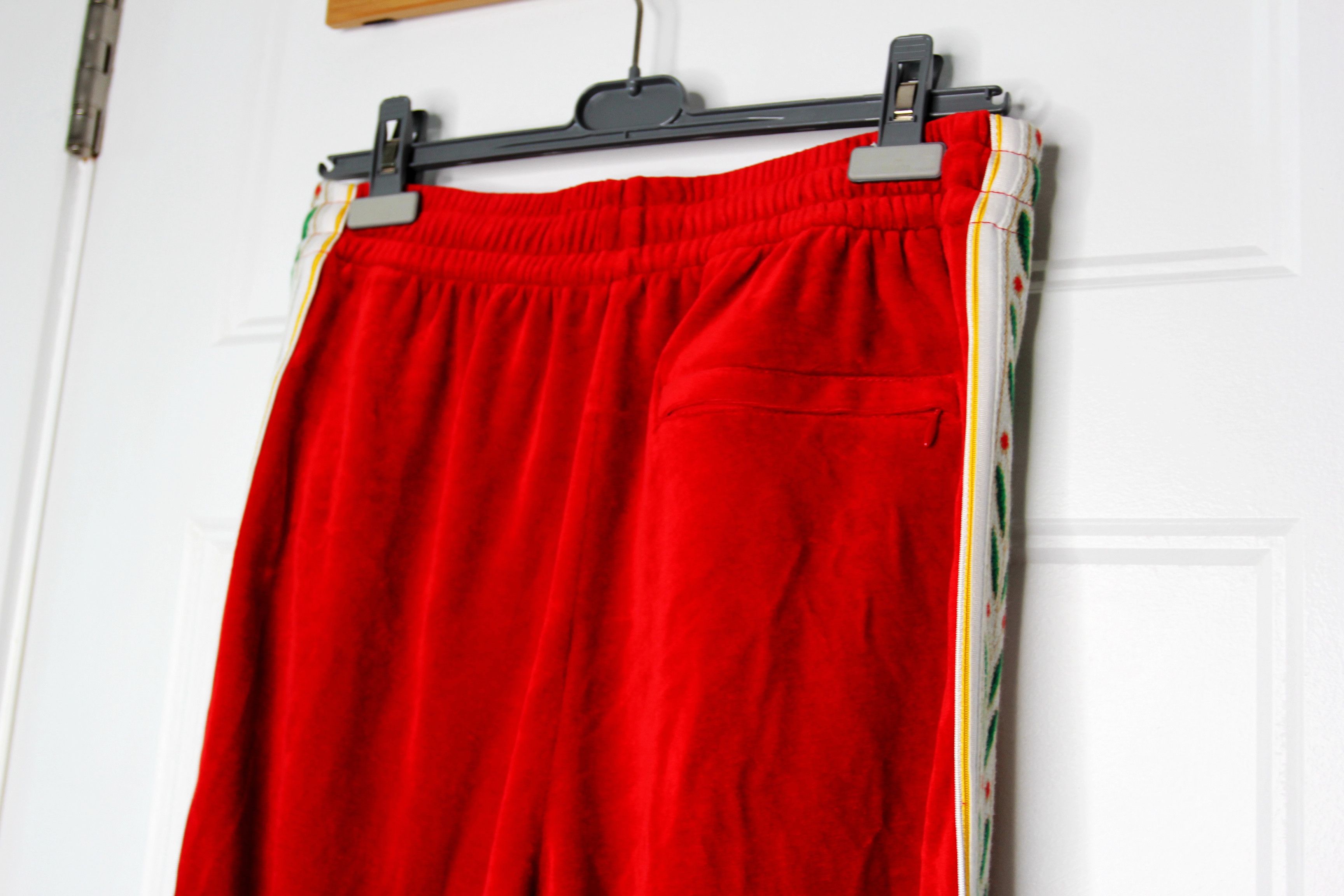 Casablanca BNWT SS23 CASABLANCA VELOUR LAUREL TRACK PANTS XL Size US 36 / EU 52 - 6 Thumbnail