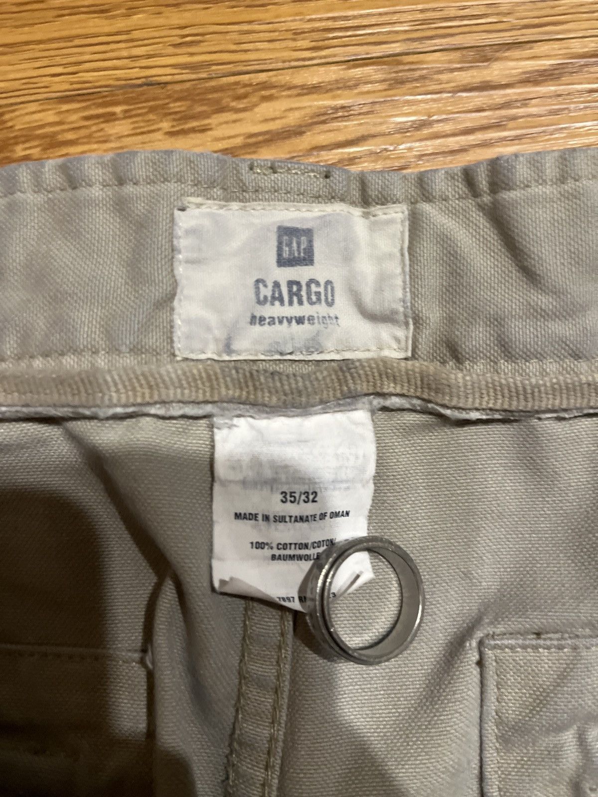 Gap vintage y2k baggy gap khaki cargo double knees Size US 36 / EU 52 - 4 Thumbnail