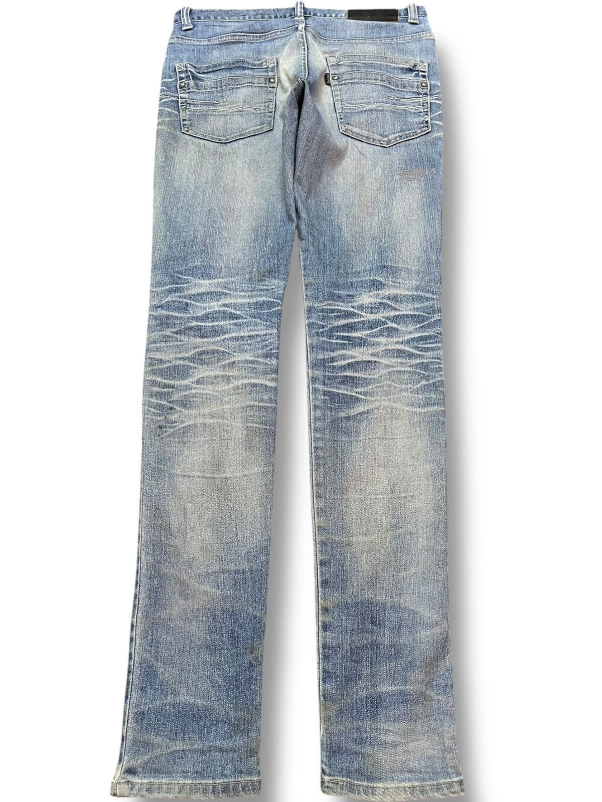 Tornado Mart Vintage Tornado Mart Skinny Mudwash Distressed Denim Size US 31 - 5 Thumbnail