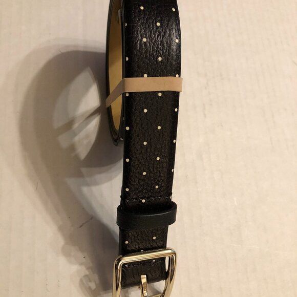 Talbots TALBOTS women's new black leather belt size: S Size ONE SIZE - 1 Thumbnail