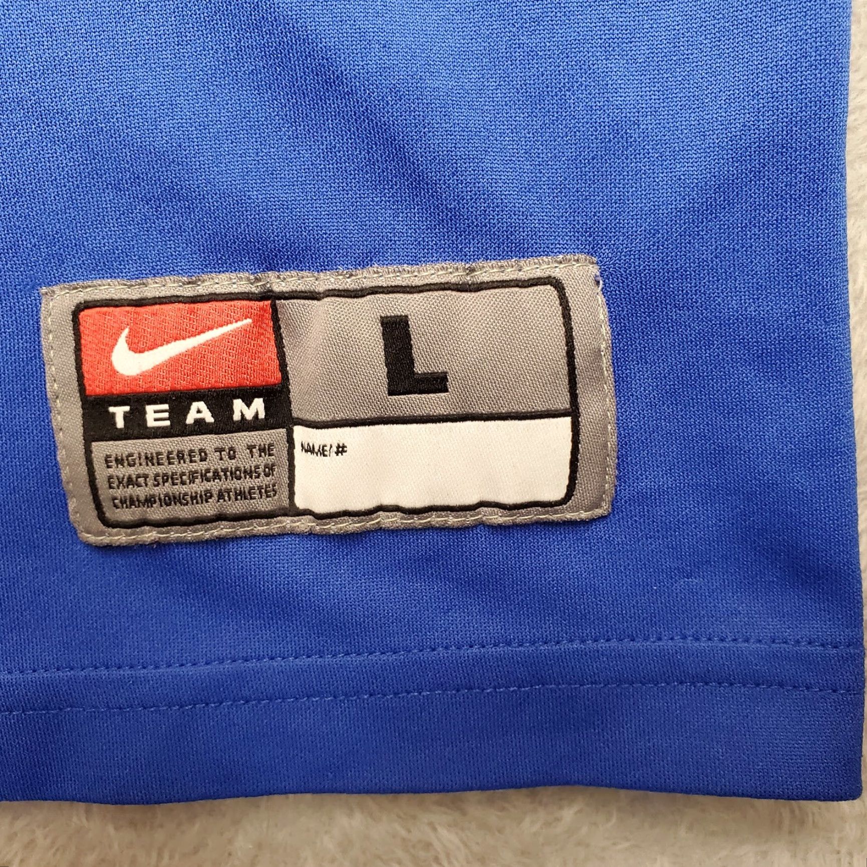 Nike VINTAGE Nike Shirt Mens XL Blue TEAM 100% Polyester Embroidered Swoosh Size US XL / EU 56 / 4 - 3 Thumbnail
