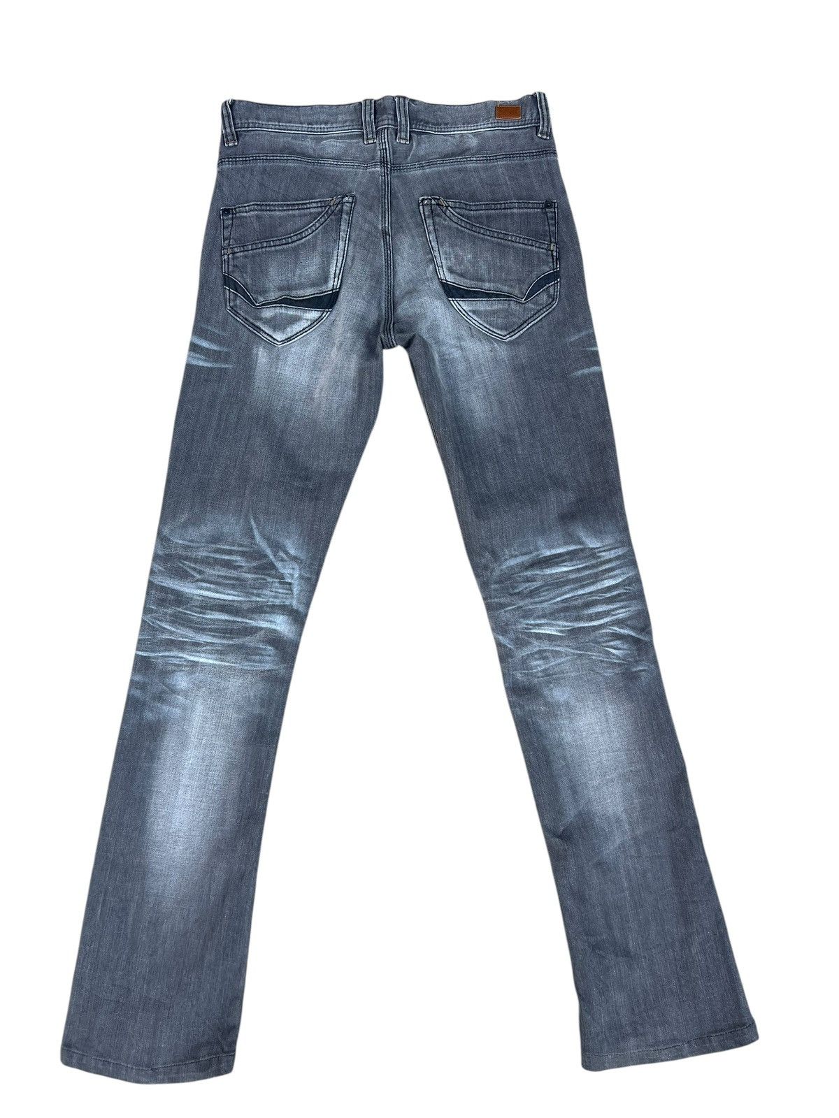 Japanese Brand Nicole Club For Men Japan Stretch Denim Flare Jeans Bootcut Size US 29 - 13 Thumbnail