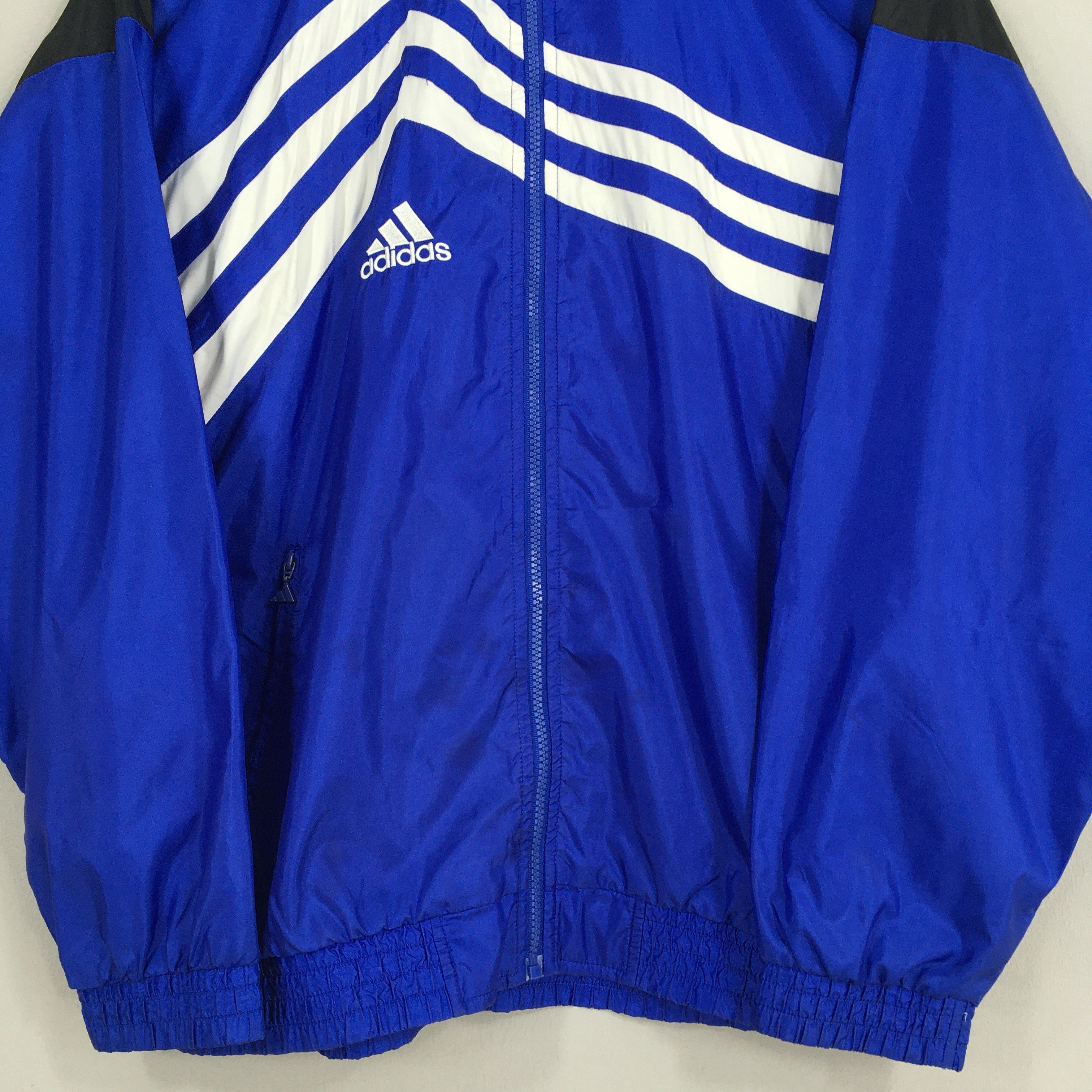 Adidas Vintage Adidas Equipment Windbreaker Jacket XLarge Size US XL / EU 56 / 4 - 3 Thumbnail
