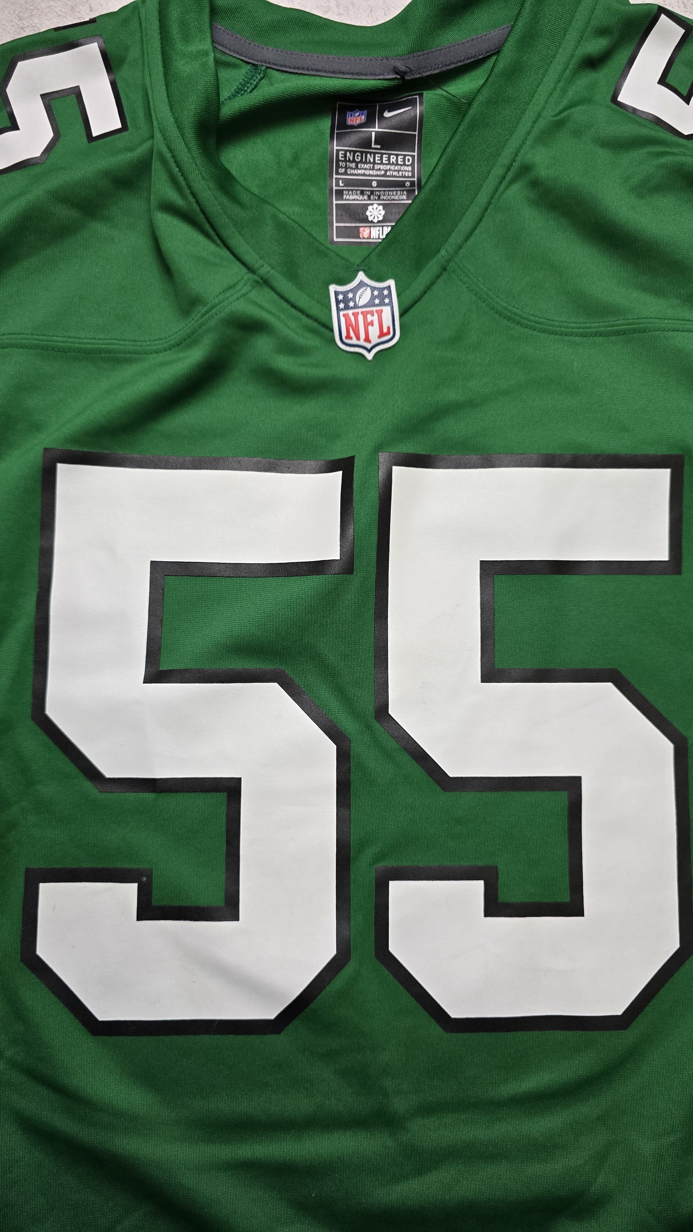 Nike Brandon Graham #55 Eagles Alternate Game Jersey Kelly Green Size US L / EU 52-54 / 3 - 12 Thumbnail