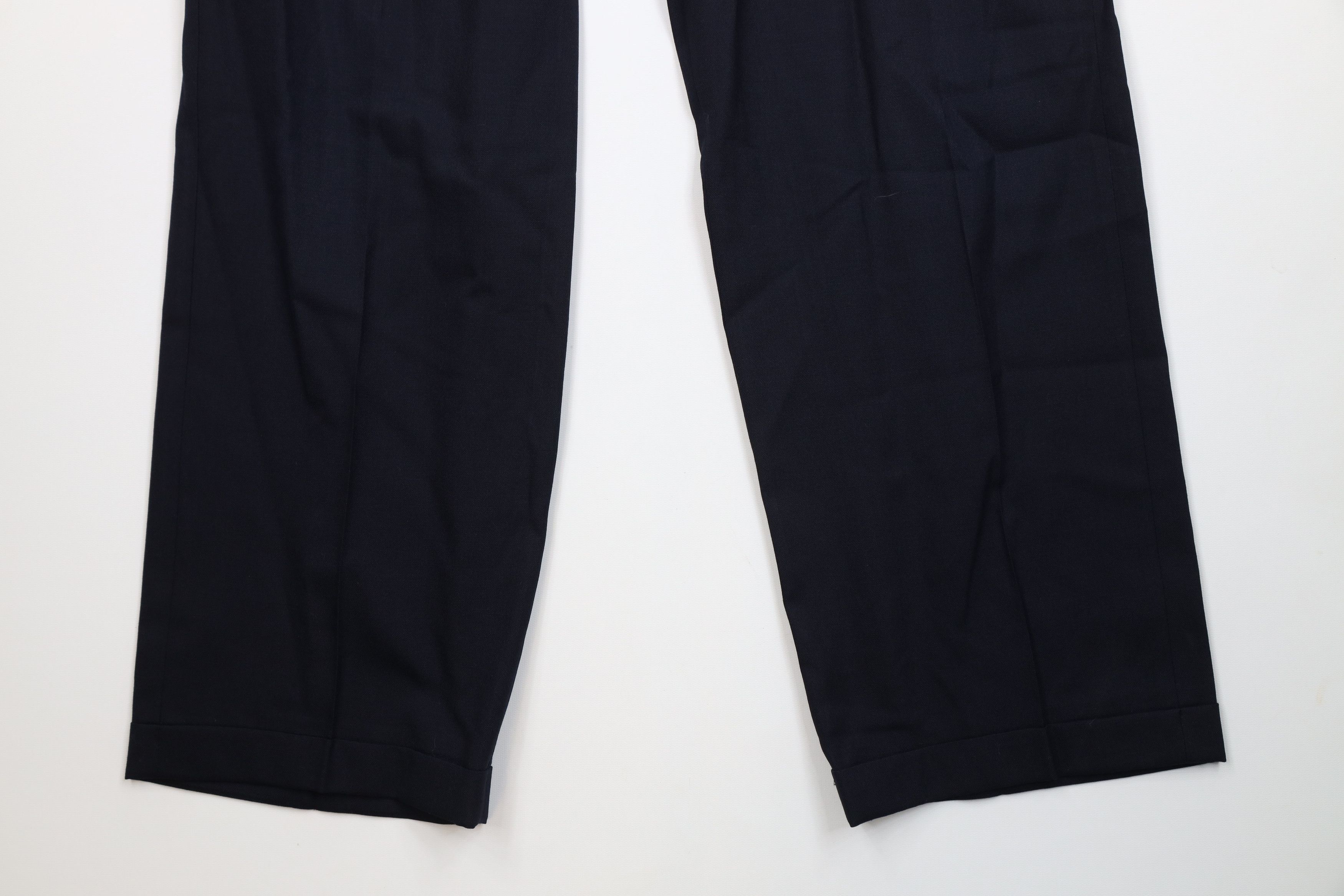 Vintage Vintage 70s Streetwear Wool Knit Wide Leg Chino Pants USA Size US 36 / EU 52 - 4 Thumbnail