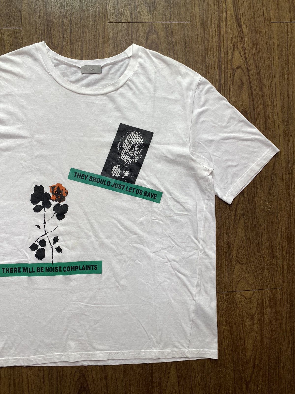 Dior FW17 Dior Homme They Should Just Let Us Rave Tee Size US L / EU 52-54 / 3 - 2 Thumbnail