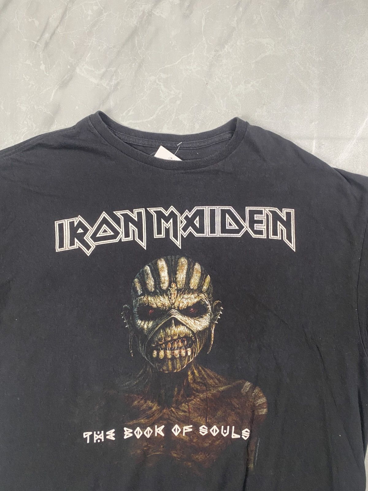 Iron Maiden Rare Vintage Iron Maiden Band The Book Of Souls Tee Size US XXL / EU 58 / 5 - 2 Thumbnail