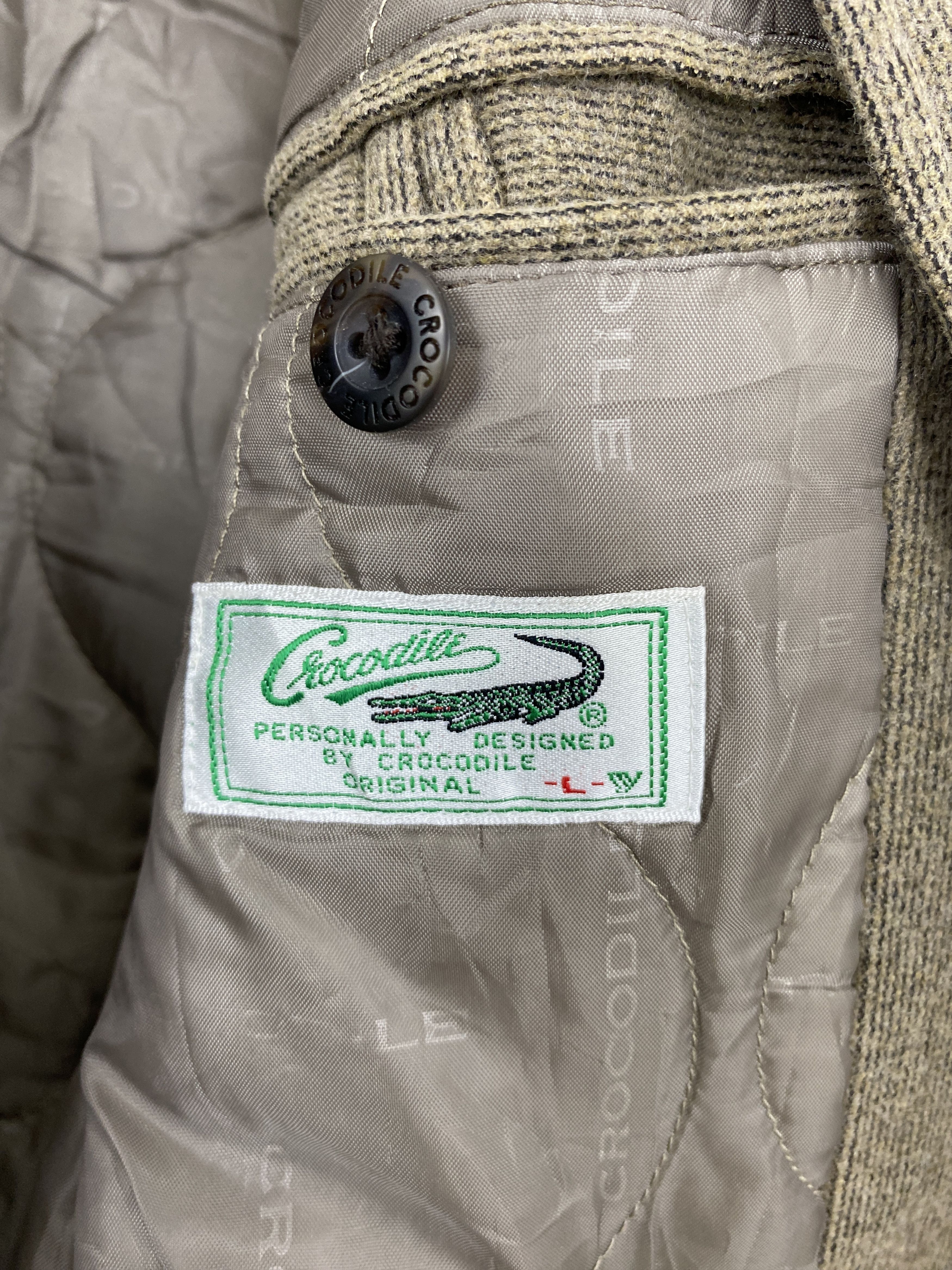 Japanese Brand Vintage Crocodile Ponteroro Zipper Up Jacket Brown JA0083 Size US L / EU 52-54 / 3 - 5 Thumbnail