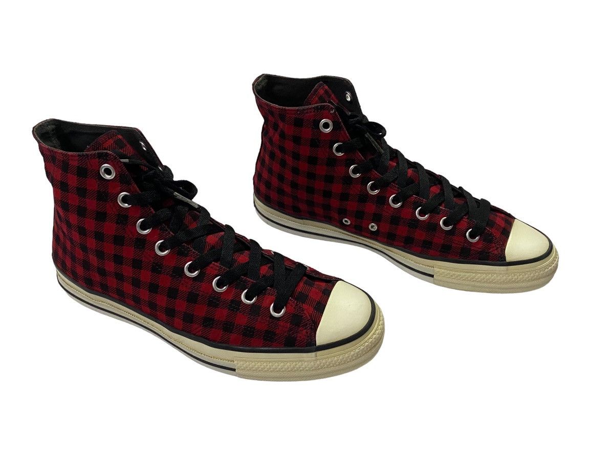 Number (N)ine NUMBER (N)INE Red Plaind Punk Sneakers Size US 9 / EU 42 - 5 Thumbnail