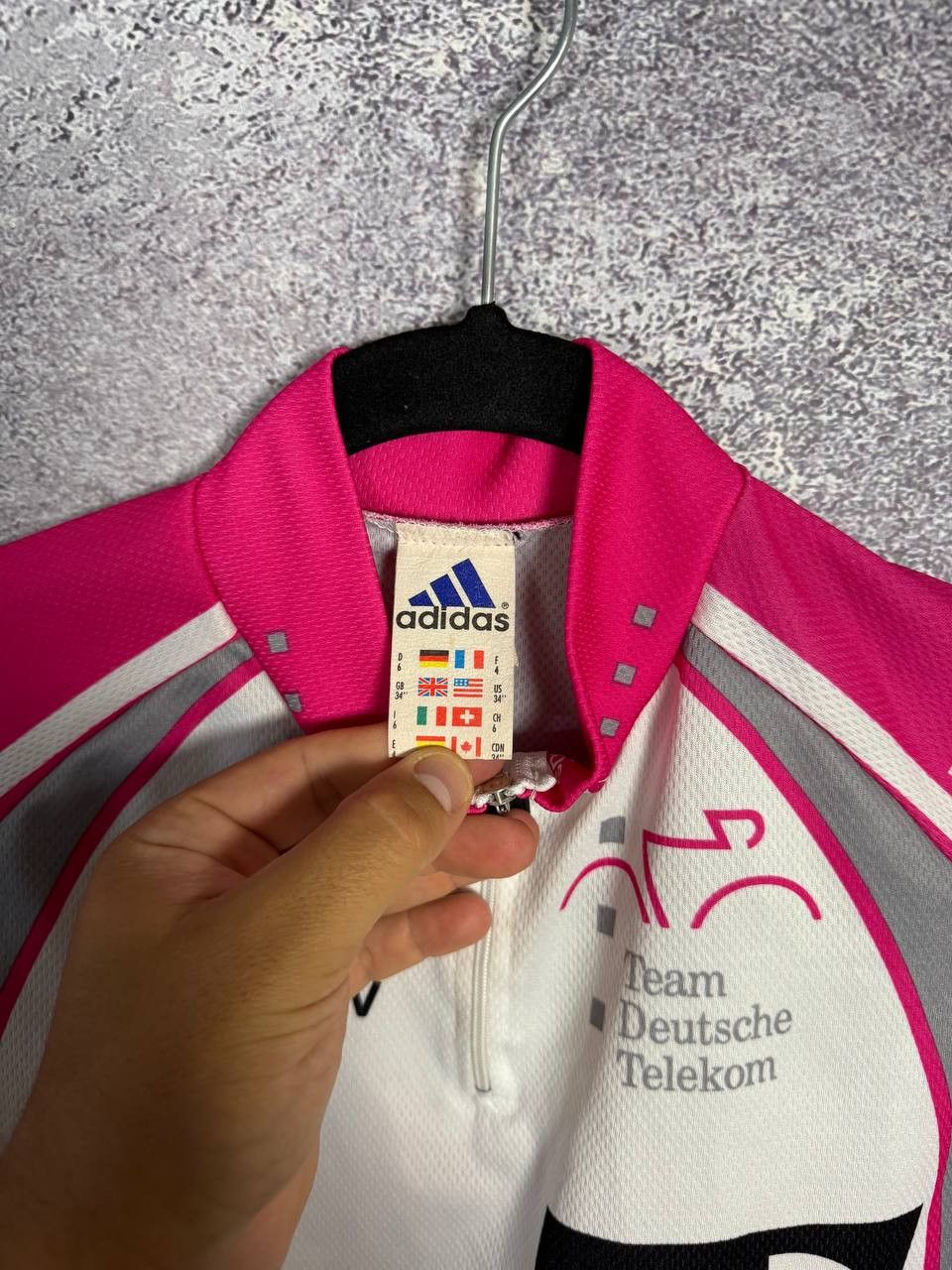 Adidas Cycling Team Deutsche Telekom 1ard Adidas Jersey size 34 Size US M / EU 48-50 / 2 - 8 Thumbnail