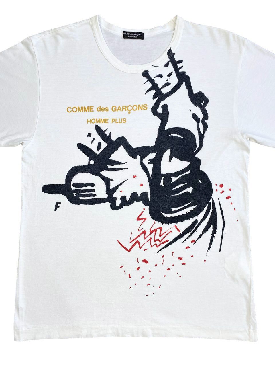 Comme des Garcons Homme Plus AD1999 Comme des Garcons Homme Plus Graphic Tshirt Size US M / EU 48-50 / 2 - 2 Thumbnail