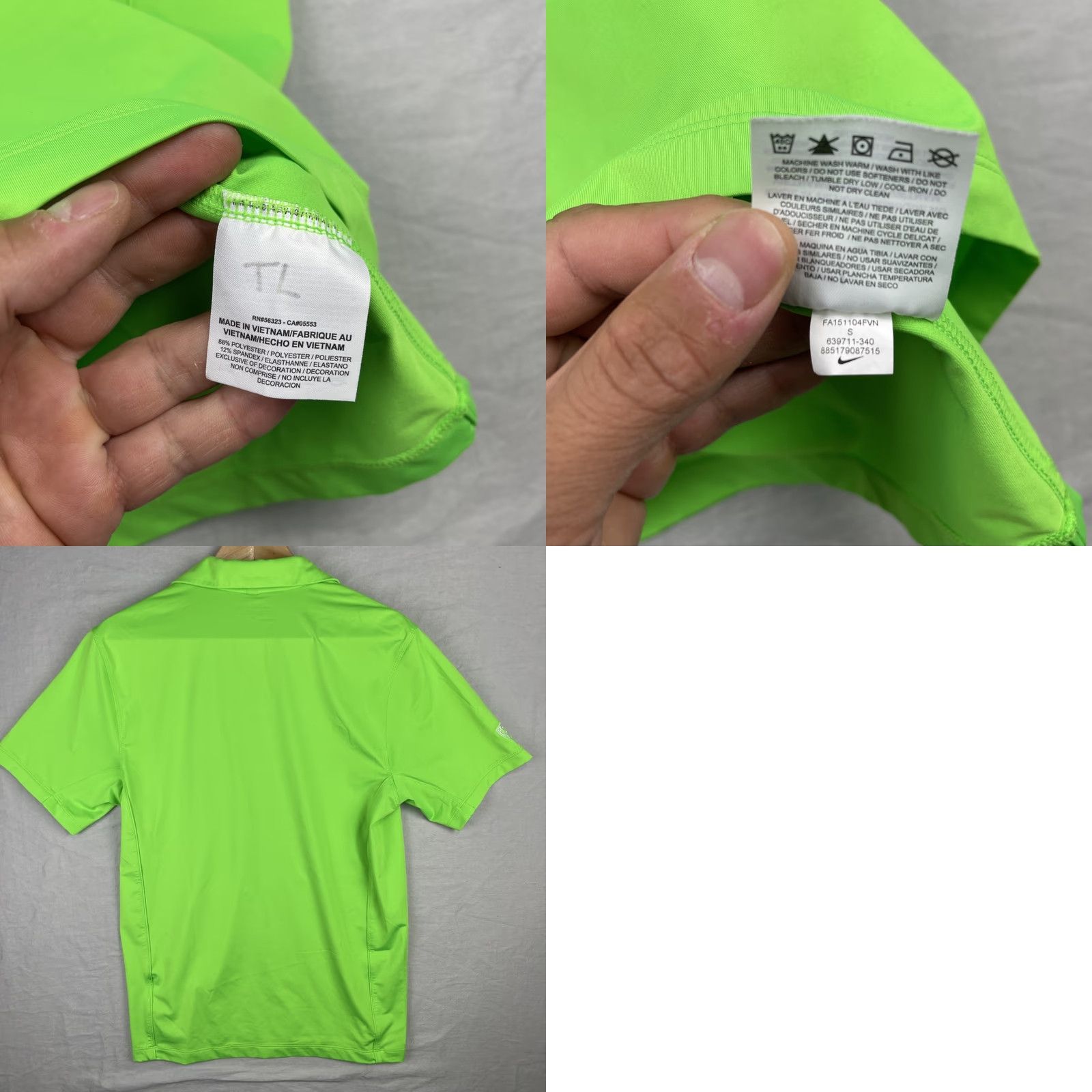 Nike Nike Oregon Ducks Polo Shirt Men Small Green Dri-FIT PAC12 Team Issue University Sports Polo Size US S / EU 44-46 / 1 - 9 Thumbnail