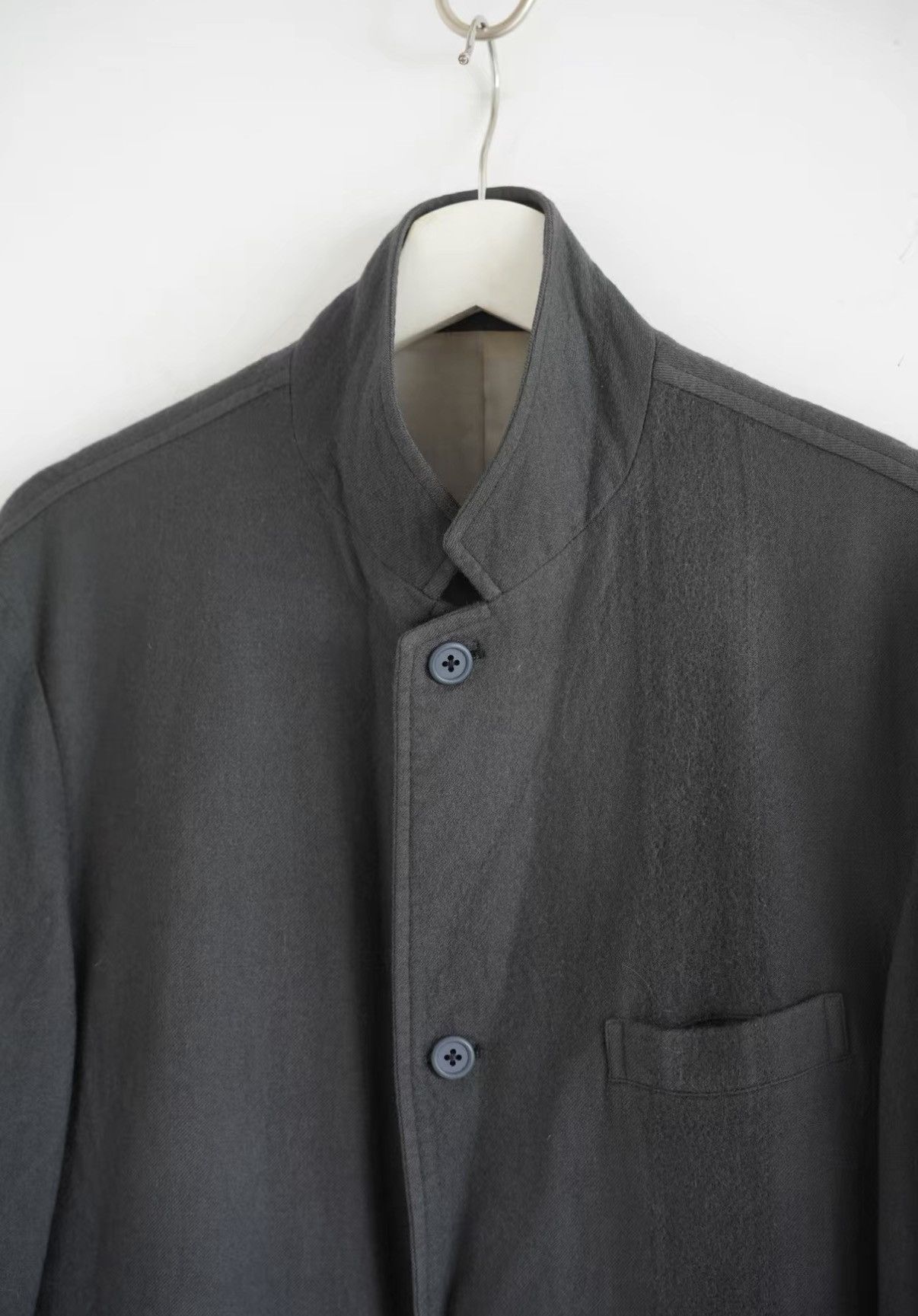 Yohji Yamamoto Yohji Yamamoto 00s Product-Dyed Wool Blazer J4 Size US M / EU 48-50 / 2 - 4 Thumbnail