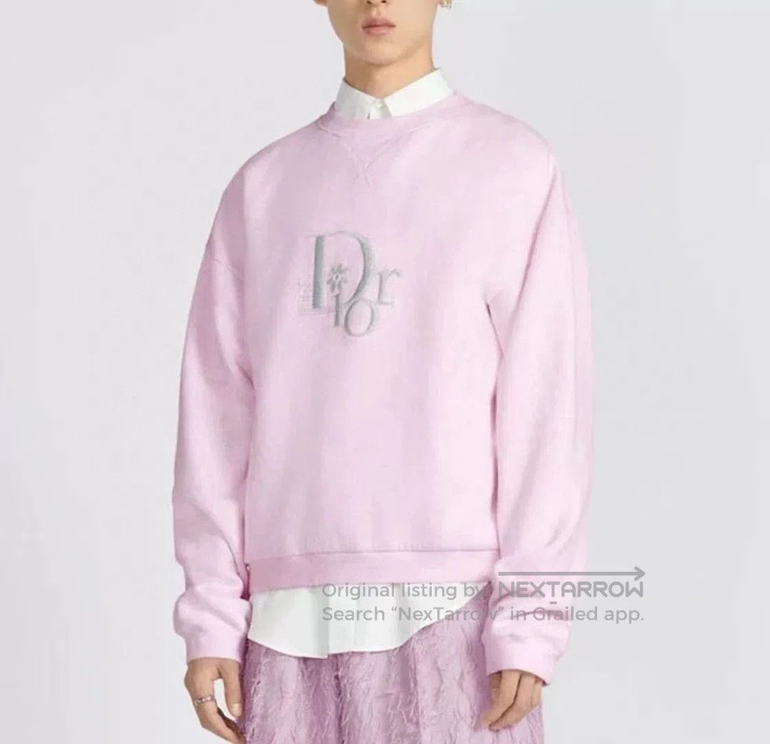 Dior DIOR SS23 Logo Embroidered Crewneck Sweatshirt. Size US S / EU 44-46 / 1 - 8 Thumbnail