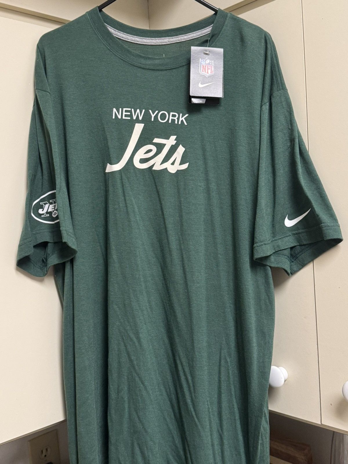 NFL × Nike × Vintage Vintage 2013 New York Jets Retro Tee NFL T-Shirt Tee NWT XXL Size US XXL / EU 58 / 5 - 1 Thumbnail