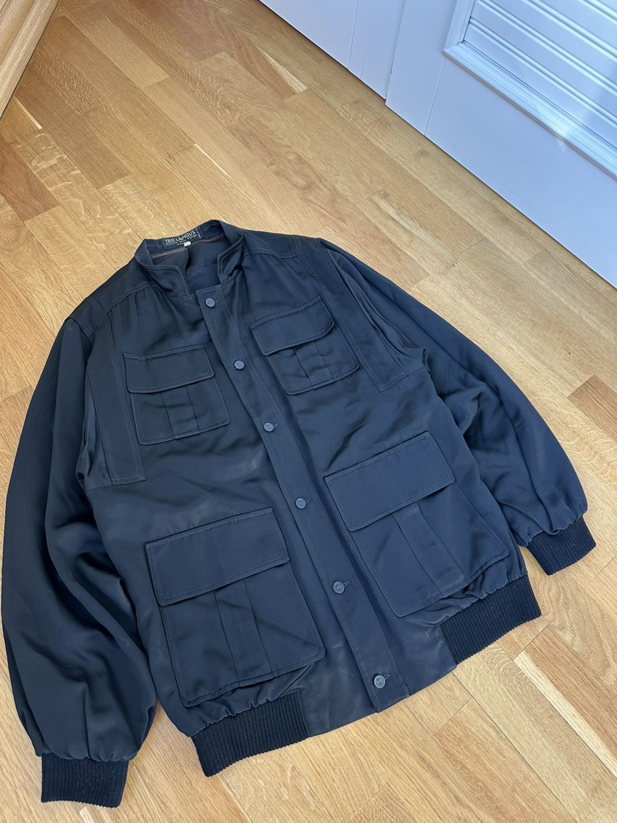 TED LAPIDUS Rare Ted Lapidus Button Light Jacket Multipocket Black Size US L / EU 52-54 / 3 - 6 Thumbnail