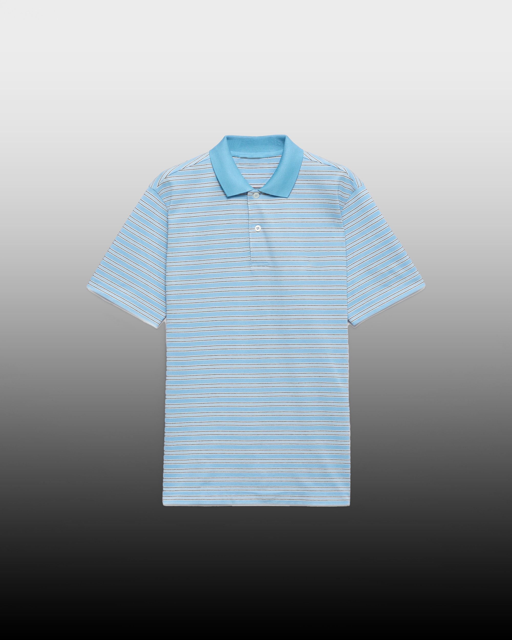 Designer × The Unbranded Brand Light Blue Cotton Polo Shirt – Classic Fit Size US M / EU 48-50 / 2 - 6 Thumbnail