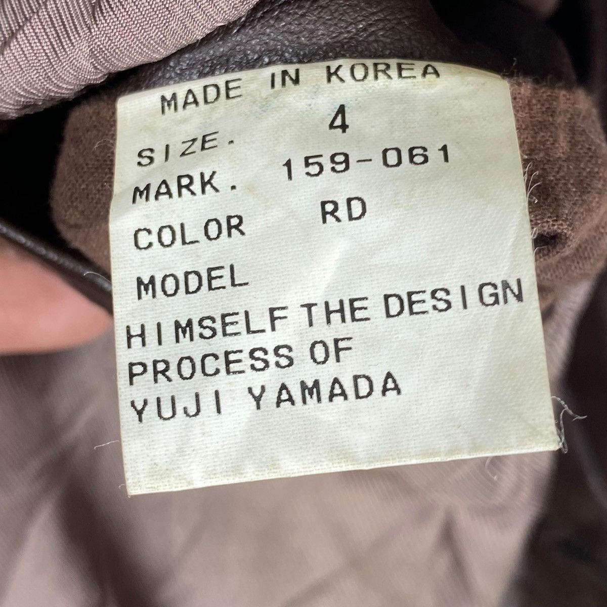 Yuji Yamada Vintage HIMSELF Yuji Yamada Cowhide Leather Coat Size US L / EU 52-54 / 3 - 10 Thumbnail