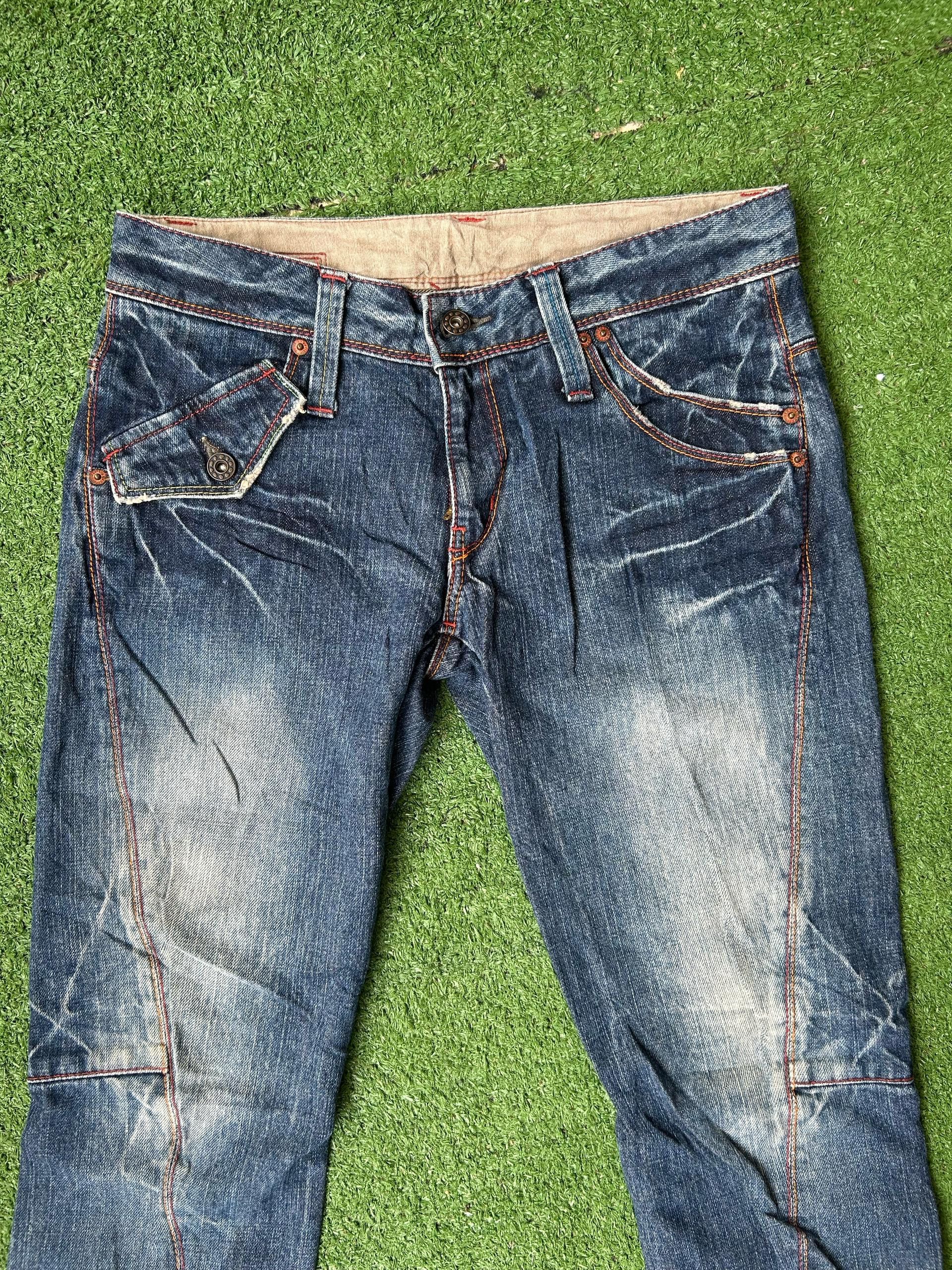 Vintage Vintage Botte Twist Leg Denim W 31 L40 Size US 31 - 3 Thumbnail