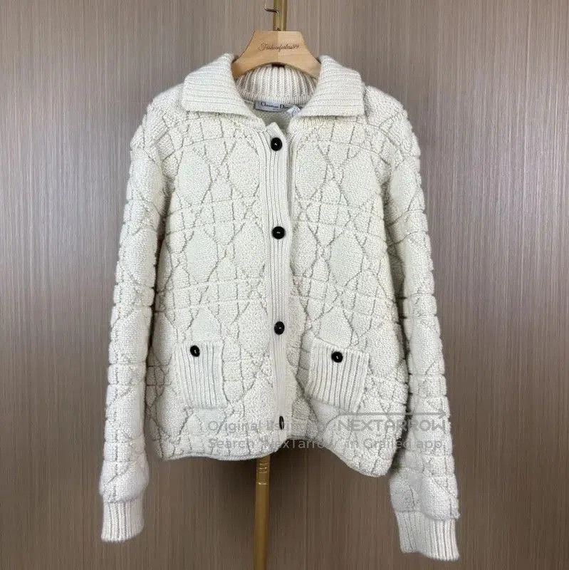 Other Dior Cream Wool Women's Cardigan Size L . Size L / US 10 / IT 46 - 1 Thumbnail
