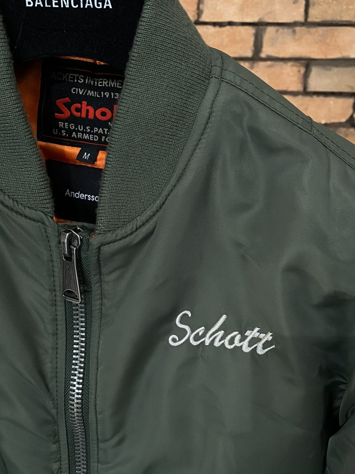 Schott SCHOTT X ANDERSSON BELL BOMBER EMBROIDERED DRAGON CHINATOWN Size US M / EU 48-50 / 2 - 3 Thumbnail