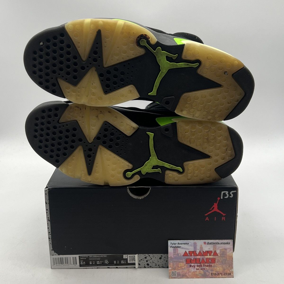 Jordan Brand Air Jordan 6 Electric green Size US 8.5 / EU 41-42 - 8 Thumbnail