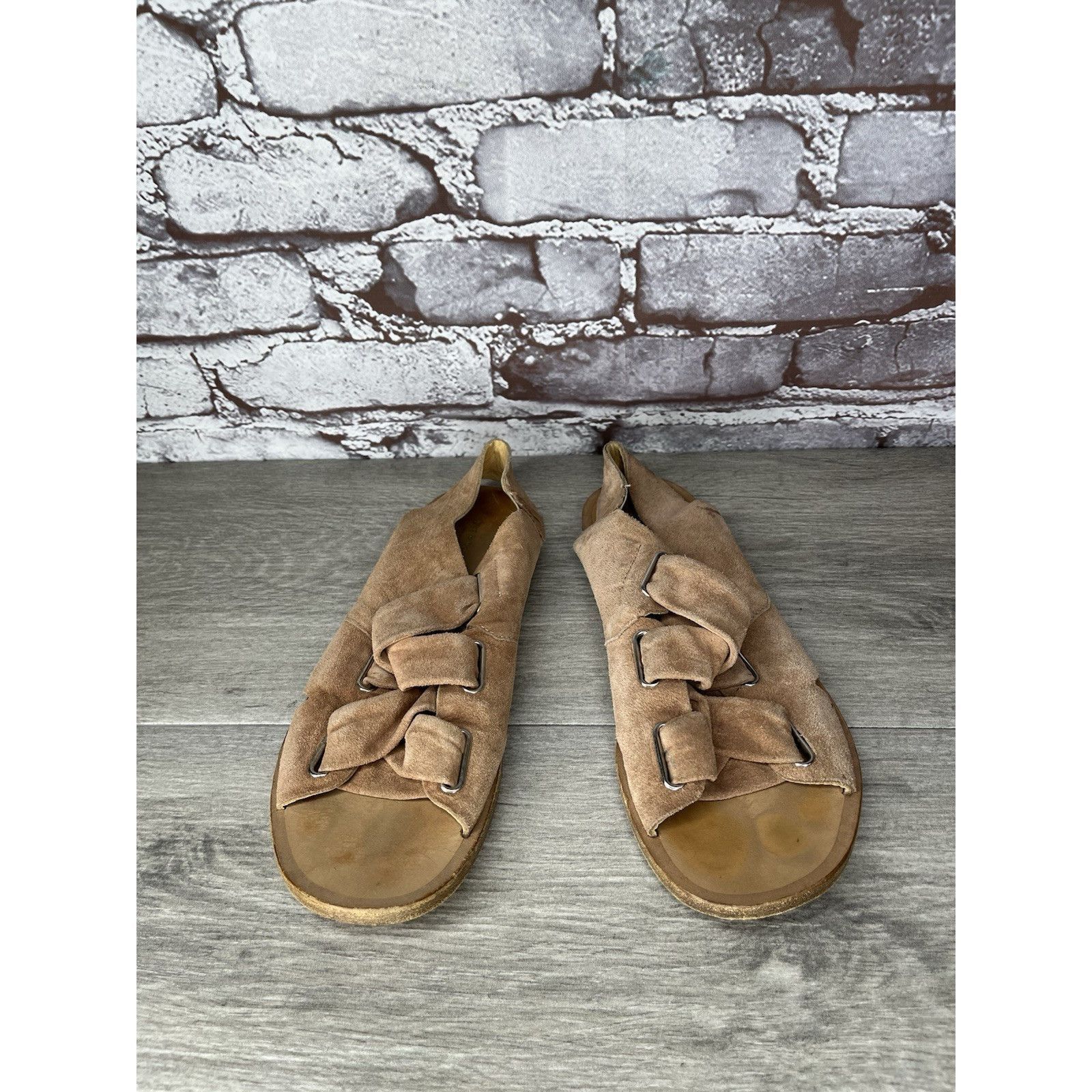 Rag & Bone Rag & Bone Pink Salmon Suede Leather Strap Flats Sandals Wom Size US 6.5 / IT 36.5 - 15 Thumbnail