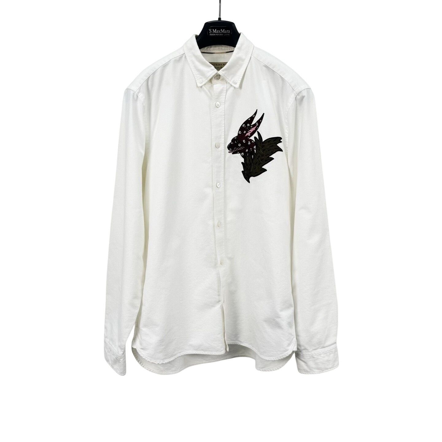 Burberry Burberry Embroidered Monster Long Sleeve Shirt Size M Size US M / EU 48-50 / 2 - 1 Thumbnail